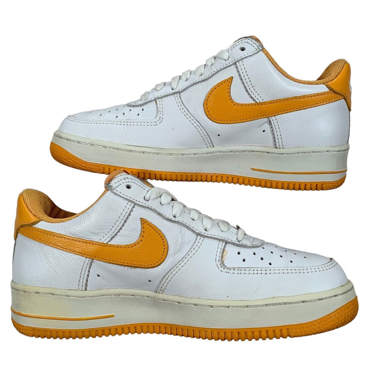 Vintage Vintage Nike Air Force 1 Low White Canyon Gold 2002 Sneakers Size US 7 / EU 40 - 2 Thumbnail