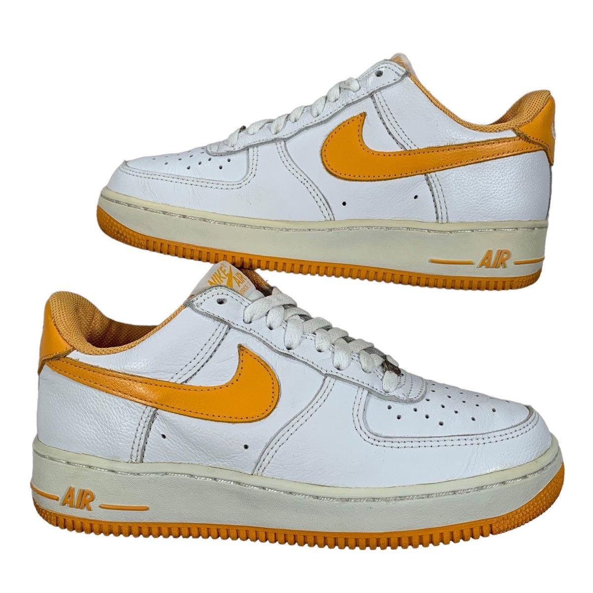 Vintage Vintage Nike Air Force 1 Low White Canyon Gold 2002 Sneakers Size US 7 / EU 40 - 1 Thumbnail