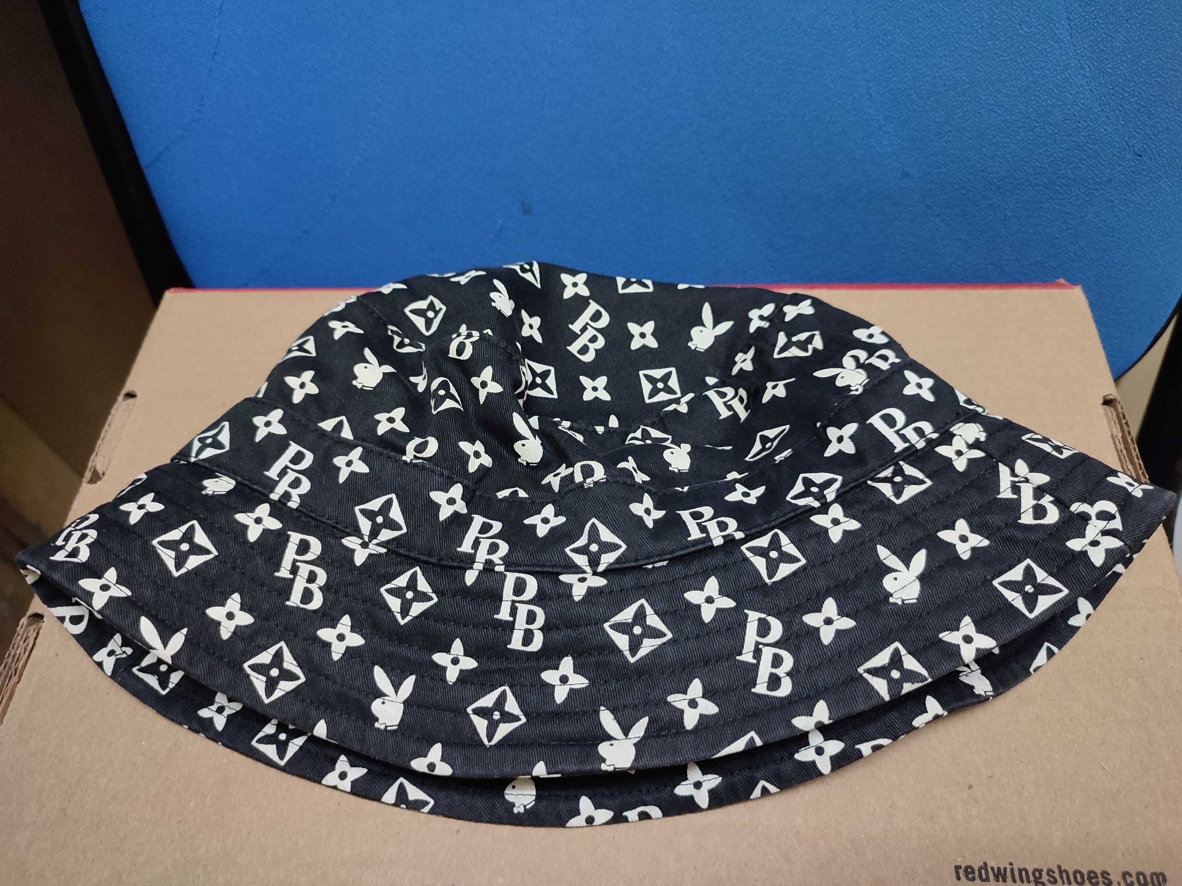 Playboy ♦️Vintage Playboy Monogram Bucket Hat Size ONE SIZE - 5 Thumbnail