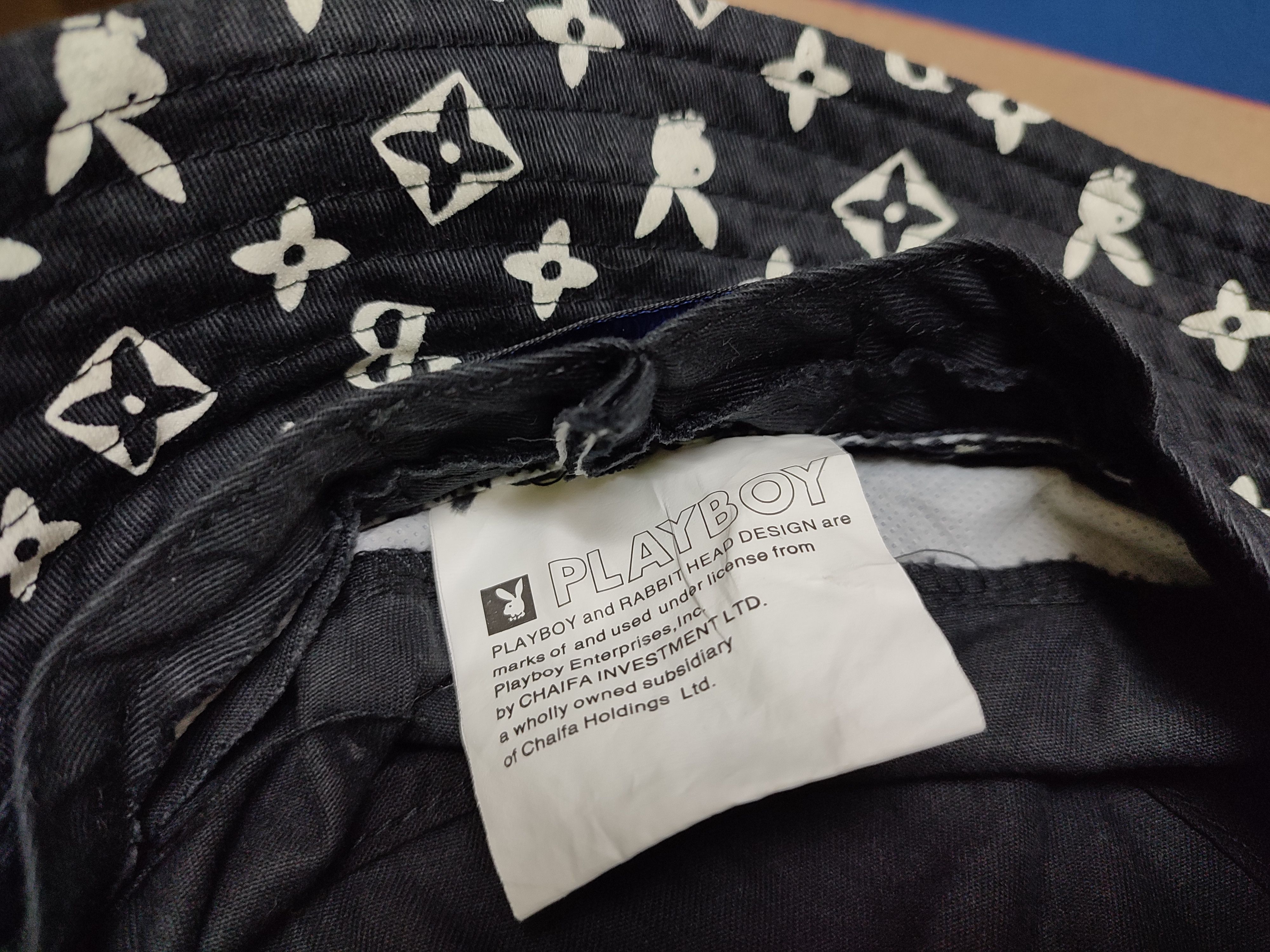 Playboy ♦️Vintage Playboy Monogram Bucket Hat Size ONE SIZE - 7 Thumbnail