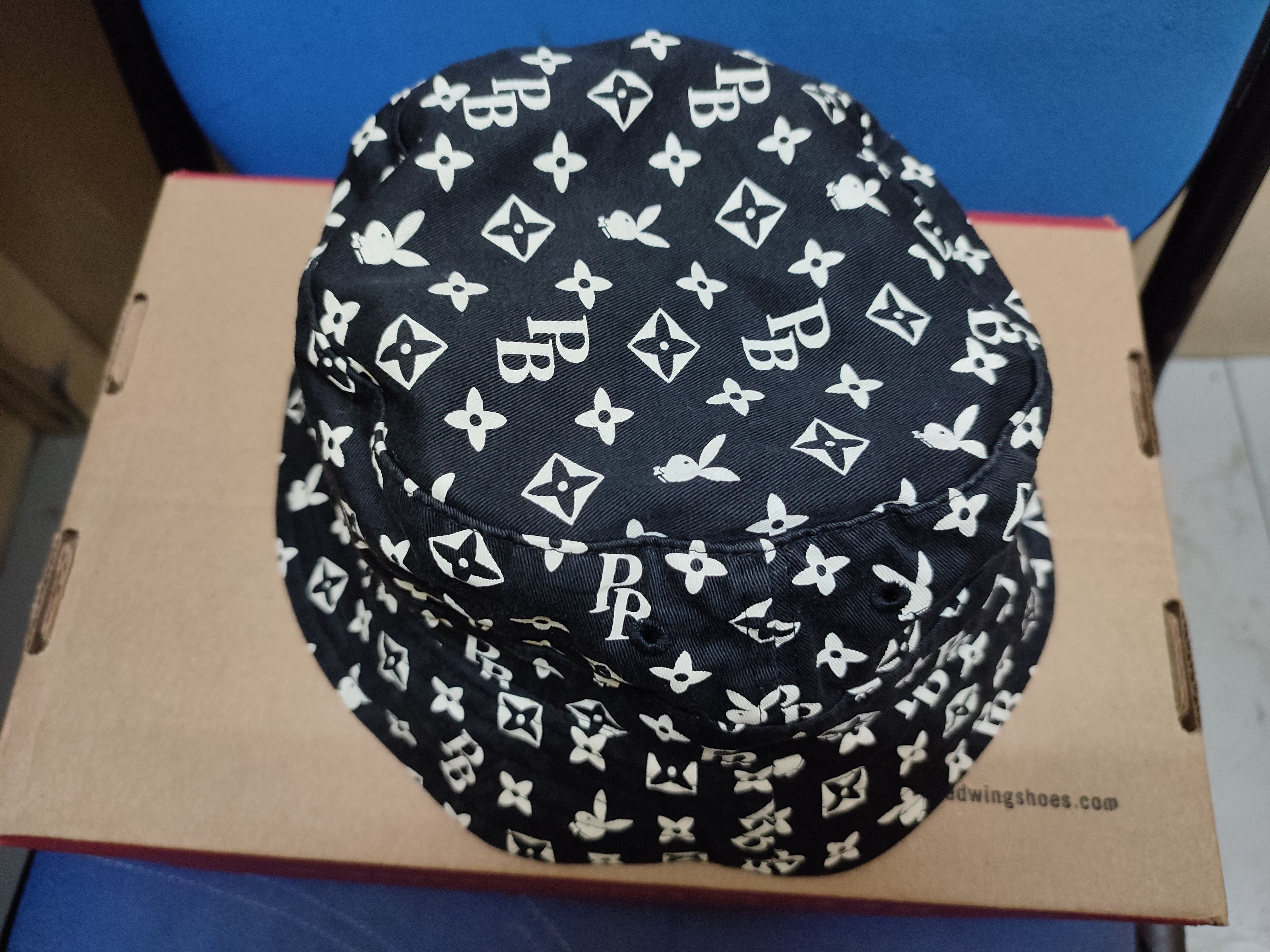 Playboy ♦️Vintage Playboy Monogram Bucket Hat Size ONE SIZE - 3 Thumbnail