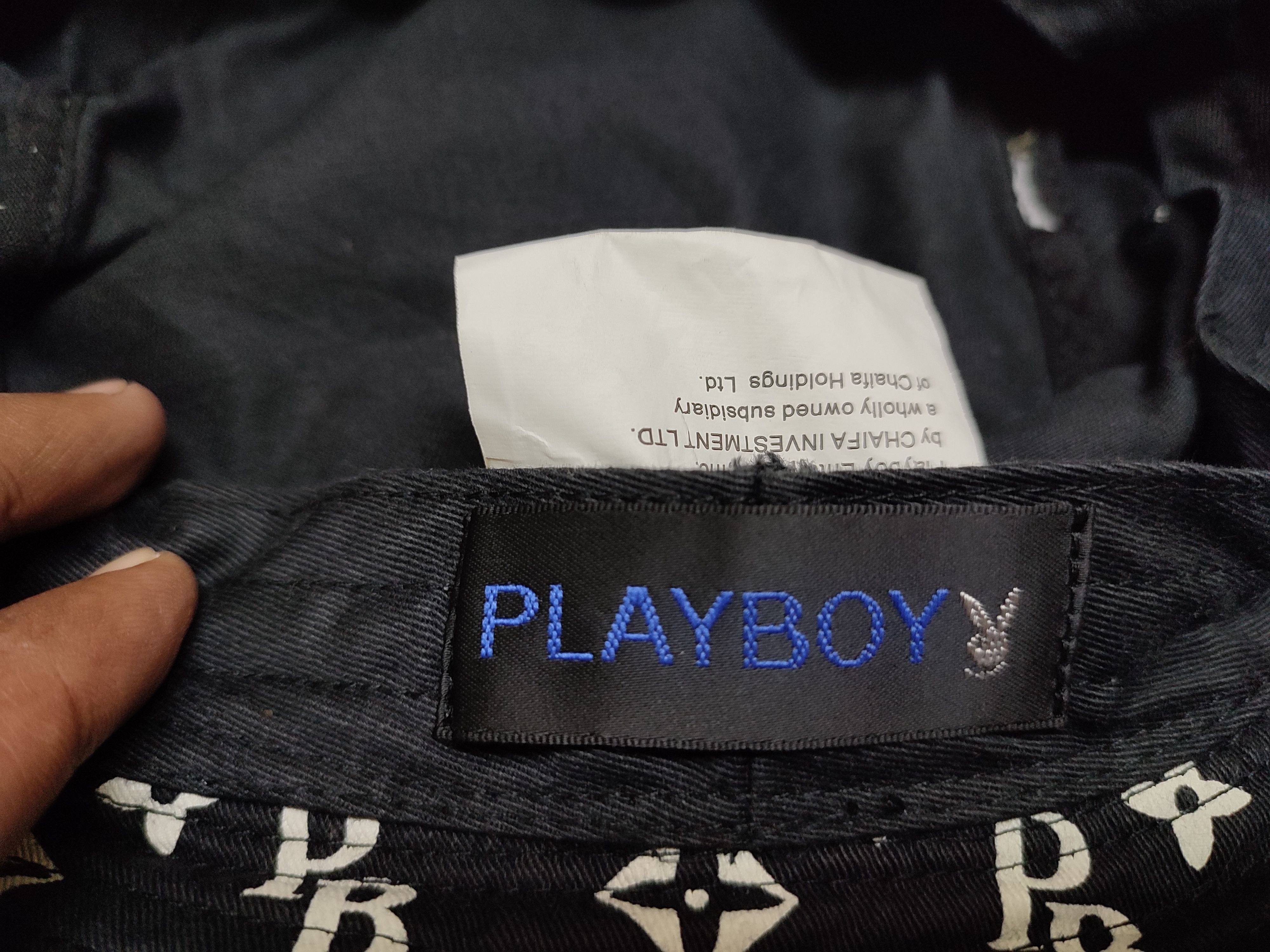 Playboy ♦️Vintage Playboy Monogram Bucket Hat Size ONE SIZE - 8 Thumbnail