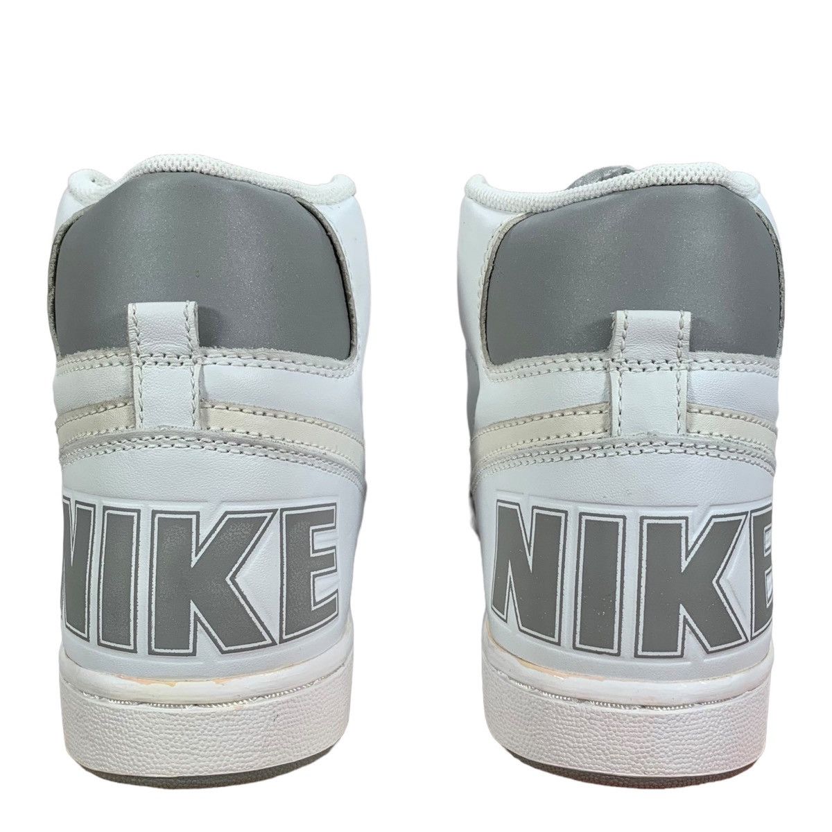 Vintage VTG Nike Terminator Hi White Medium Grey Silver 2003 Sneaker Size US 8 / EU 41 - 5 Thumbnail