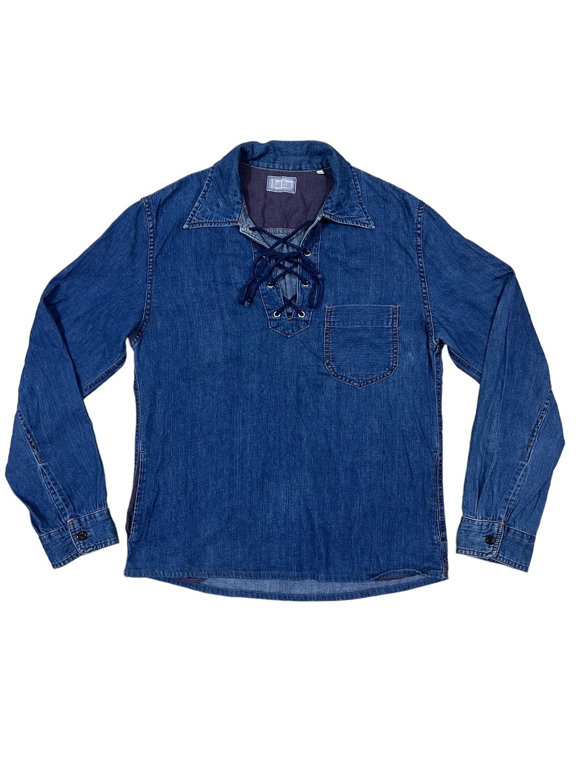 45rpm GRAIL🔥Indigo Dyed Drawstring Denim Pullover Kapital Size US M / EU 48-50 / 2 - 1 Thumbnail