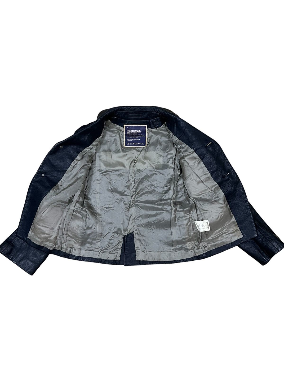 Beauty Beast SAMPLE Beauty Beast 🇯🇵 Cow Leather Unstructured Jacket Size US XS / EU 42 / 0 - 3 Thumbnail