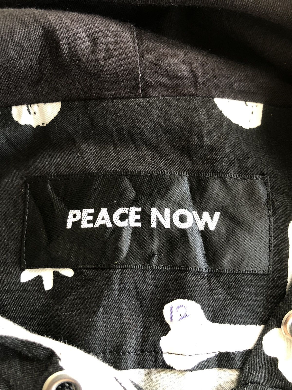 BERNINGS SHO SICK🔥Peace Now 🇯🇵 Skeleton ☠️ Jacquard Drawstring Parka Size US M / EU 48-50 / 2 - 7 Thumbnail