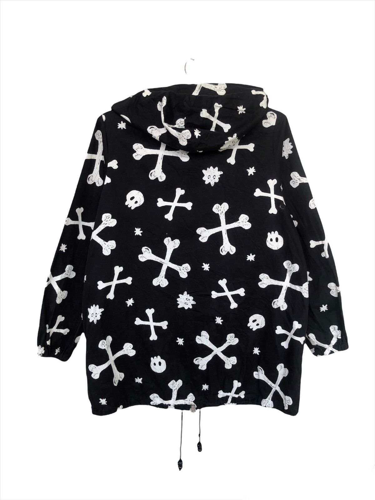 BERNINGS SHO SICK🔥Peace Now 🇯🇵 Skeleton ☠️ Jacquard Drawstring Parka Size US M / EU 48-50 / 2 - 3 Thumbnail
