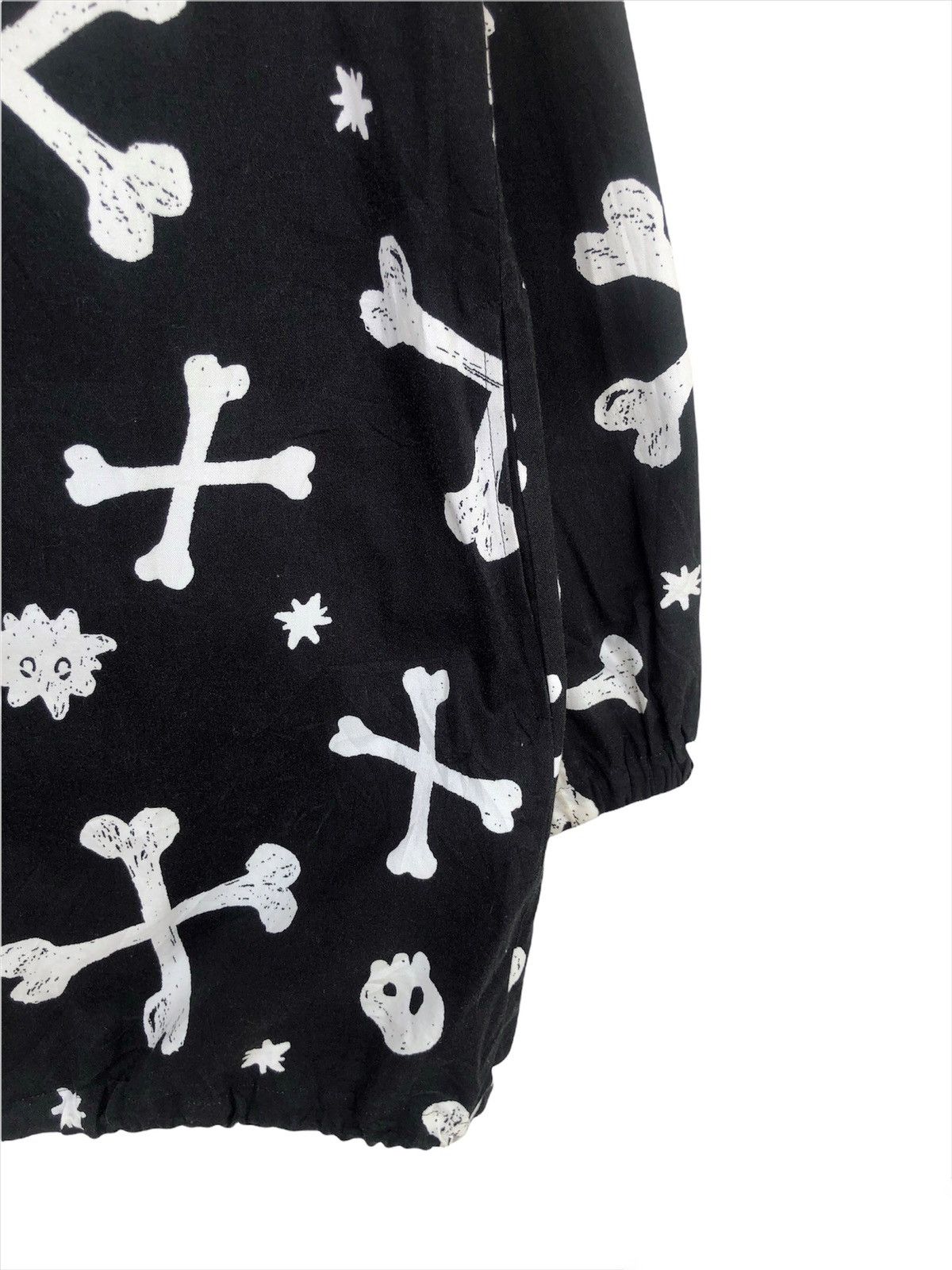 BERNINGS SHO SICK🔥Peace Now 🇯🇵 Skeleton ☠️ Jacquard Drawstring Parka Size US M / EU 48-50 / 2 - 4 Thumbnail