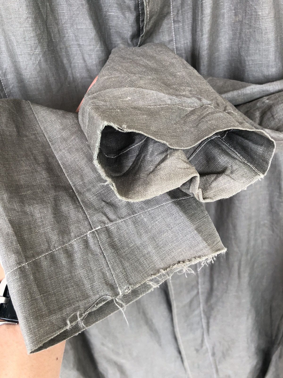 Stephan Schneider Stephan Schneider 🇧🇪 Post Apocalypse Hood Linen Jacket Size US M / EU 48-50 / 2 - 9 Thumbnail