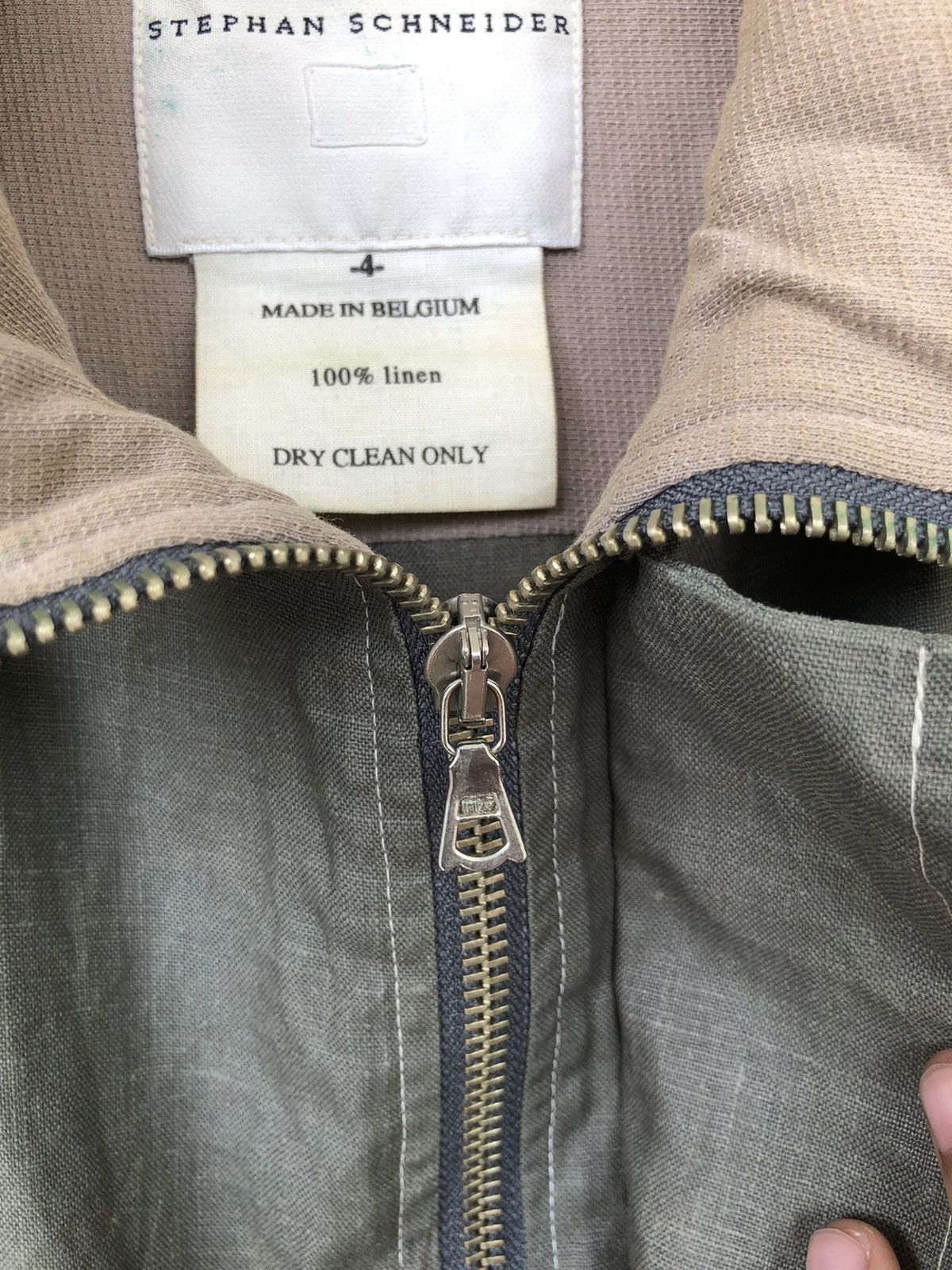 Stephan Schneider Stephan Schneider 🇧🇪 Post Apocalypse Hood Linen Jacket Size US M / EU 48-50 / 2 - 5 Thumbnail