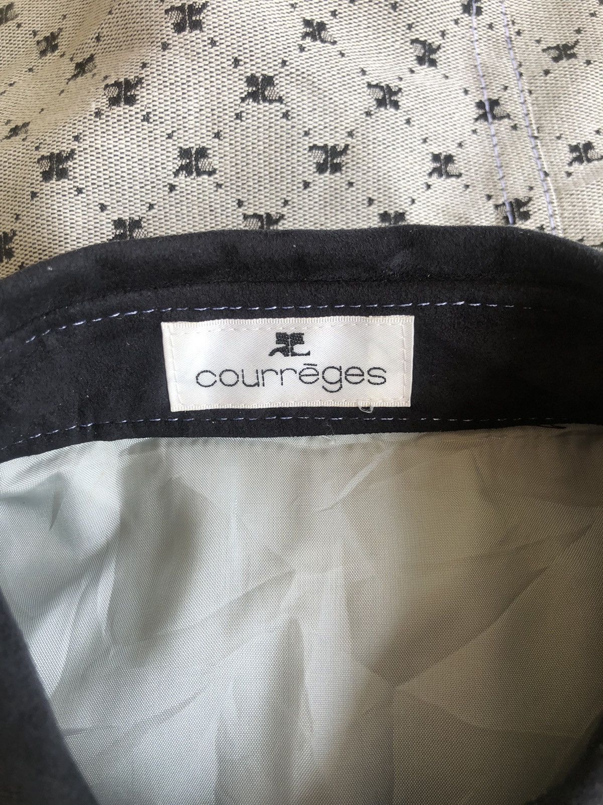 Courreges SICK🔥80s Courreges 🇮🇹 Monograms Jacquard Button Jacket Size US S / EU 44-46 / 1 - 7 Thumbnail