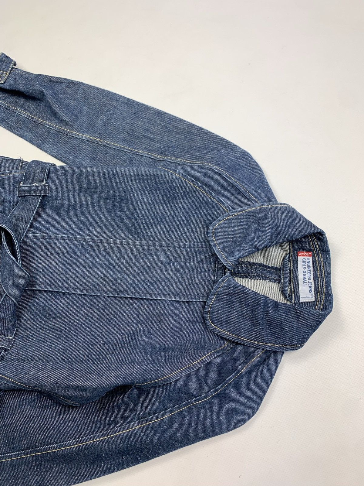 Levi's Levis Enginereed jeans vintage women’s denim coat jacket Size XS / US 0-2 / IT 36-38 - 5 Thumbnail