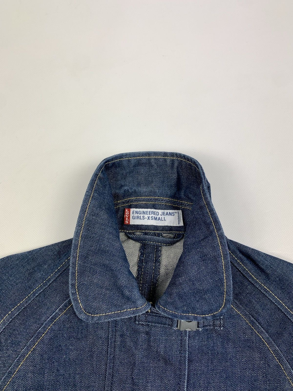 Levi's Levis Enginereed jeans vintage women’s denim coat jacket Size XS / US 0-2 / IT 36-38 - 9 Thumbnail