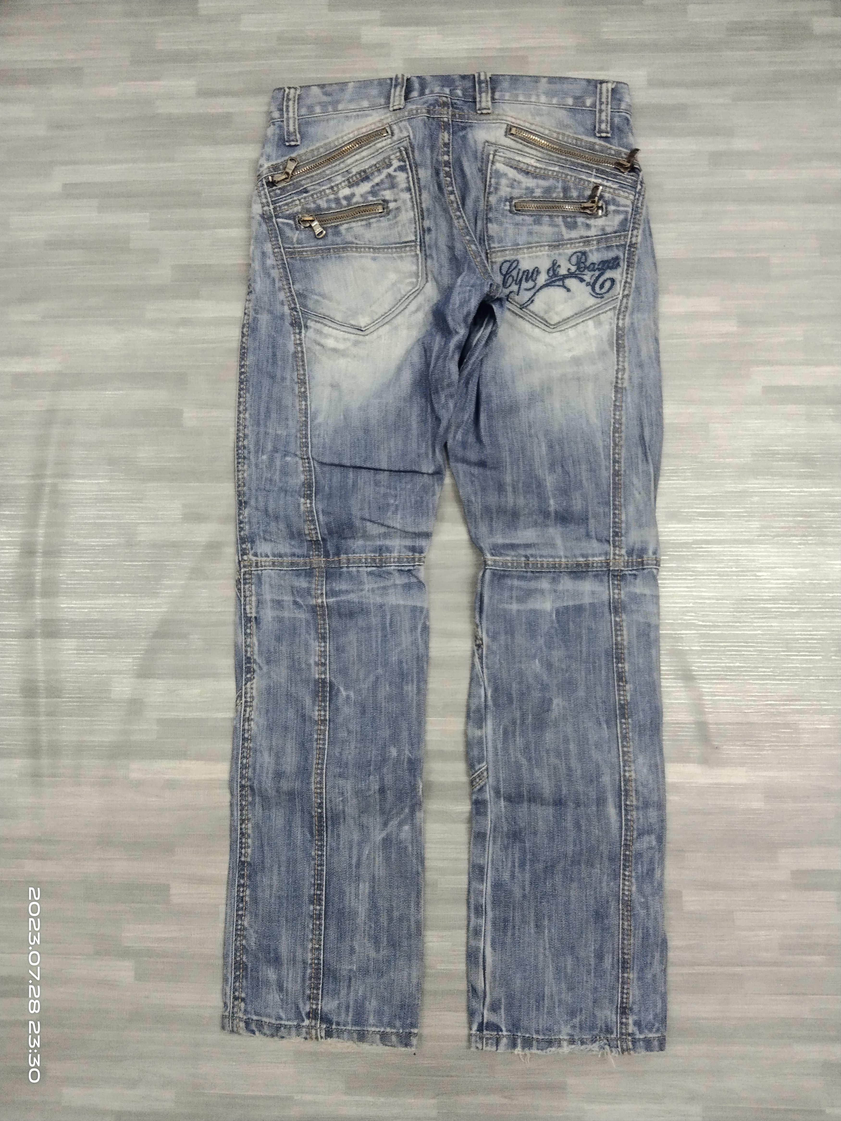 Japanese Brand SICK RECONSTRUCTED CIPO&BAX MULTIZIPPER PANTS Size US 31 - 3 Thumbnail