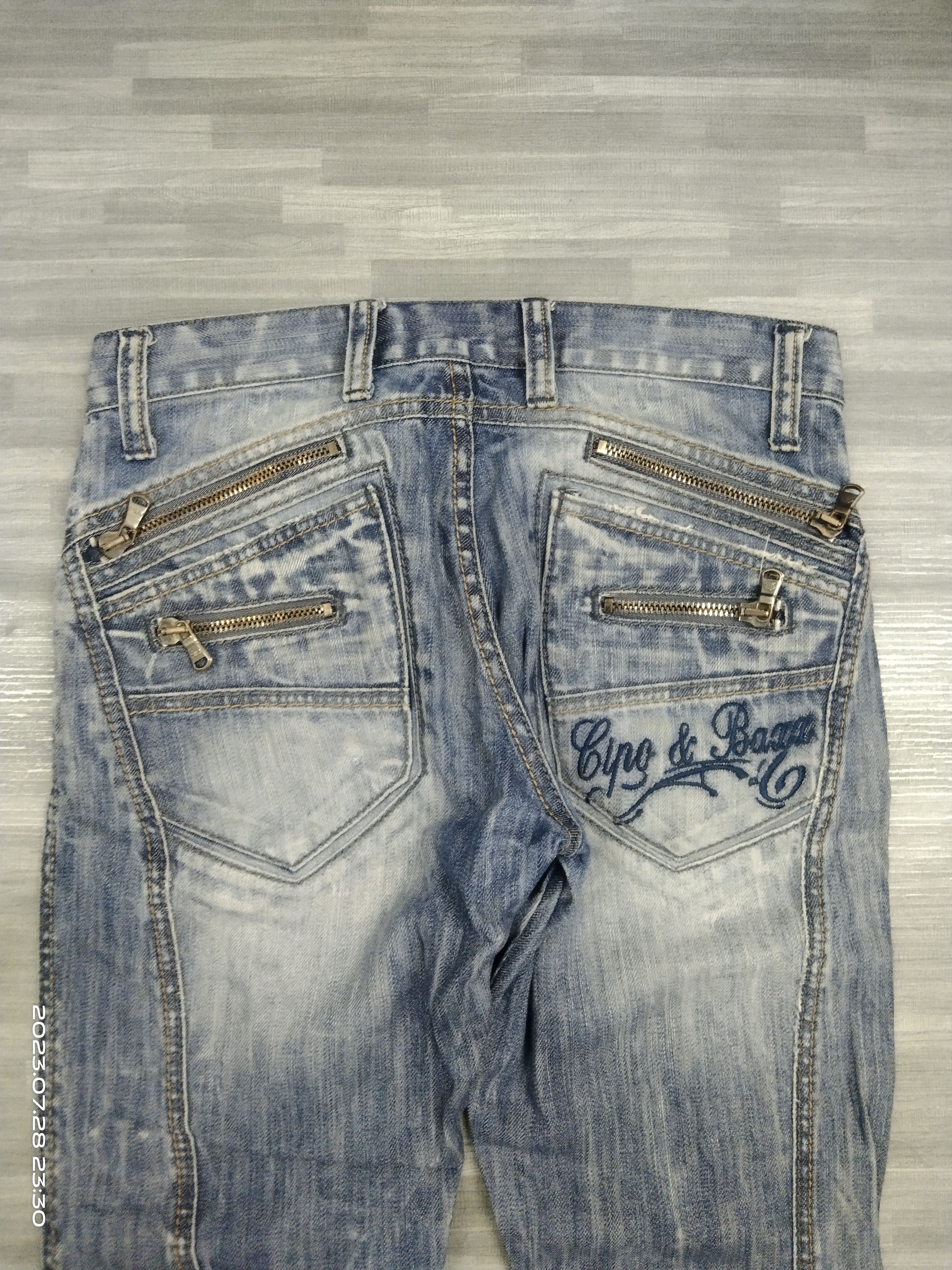 Japanese Brand SICK RECONSTRUCTED CIPO&BAX MULTIZIPPER PANTS Size US 31 - 5 Thumbnail