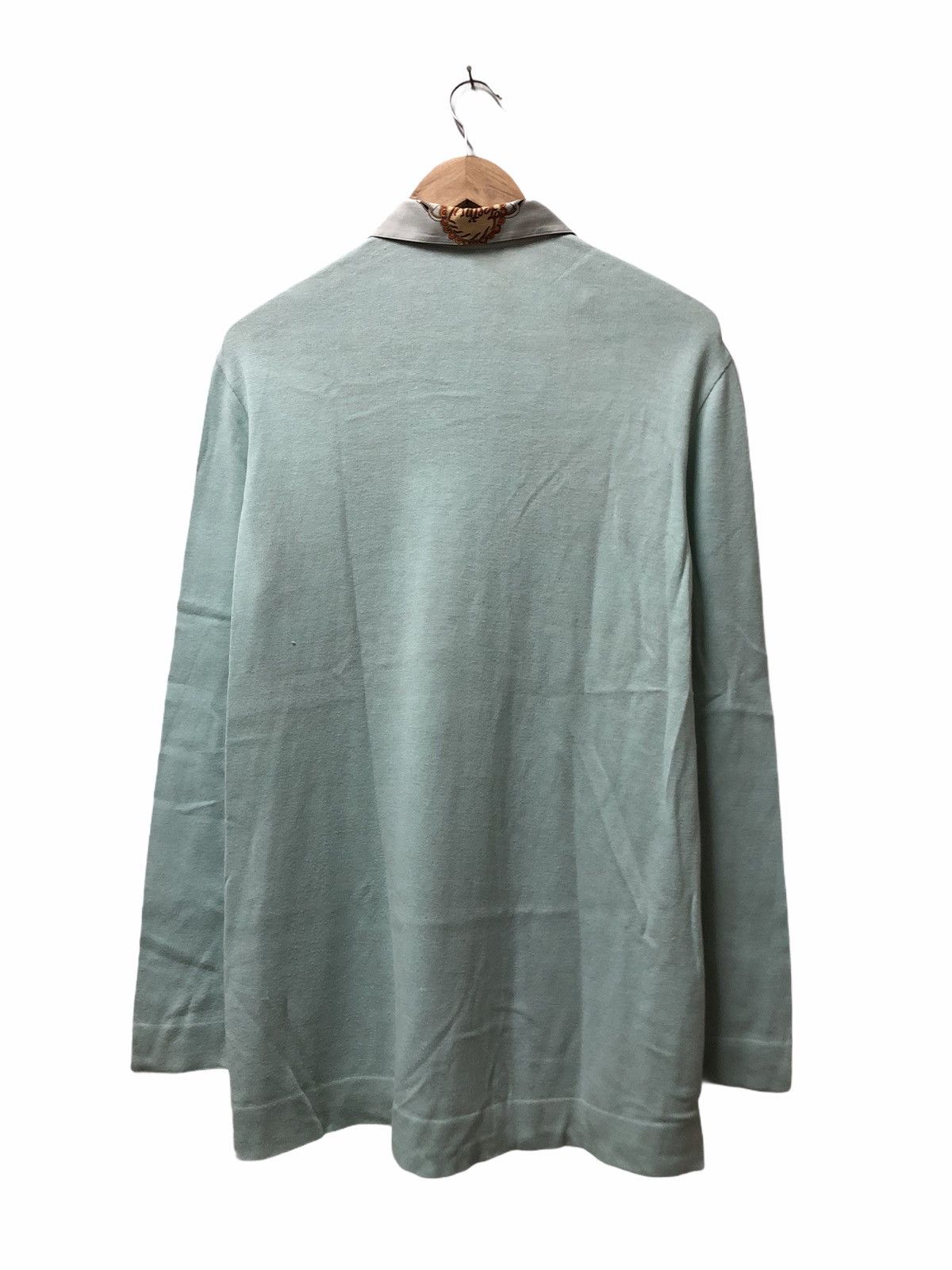 Designer × Hermes × Vintage RARE!!! HERMES PARIS FESTIVAL POLO LONG SLEEVE Size US M / EU 48-50 / 2 - 14 Thumbnail