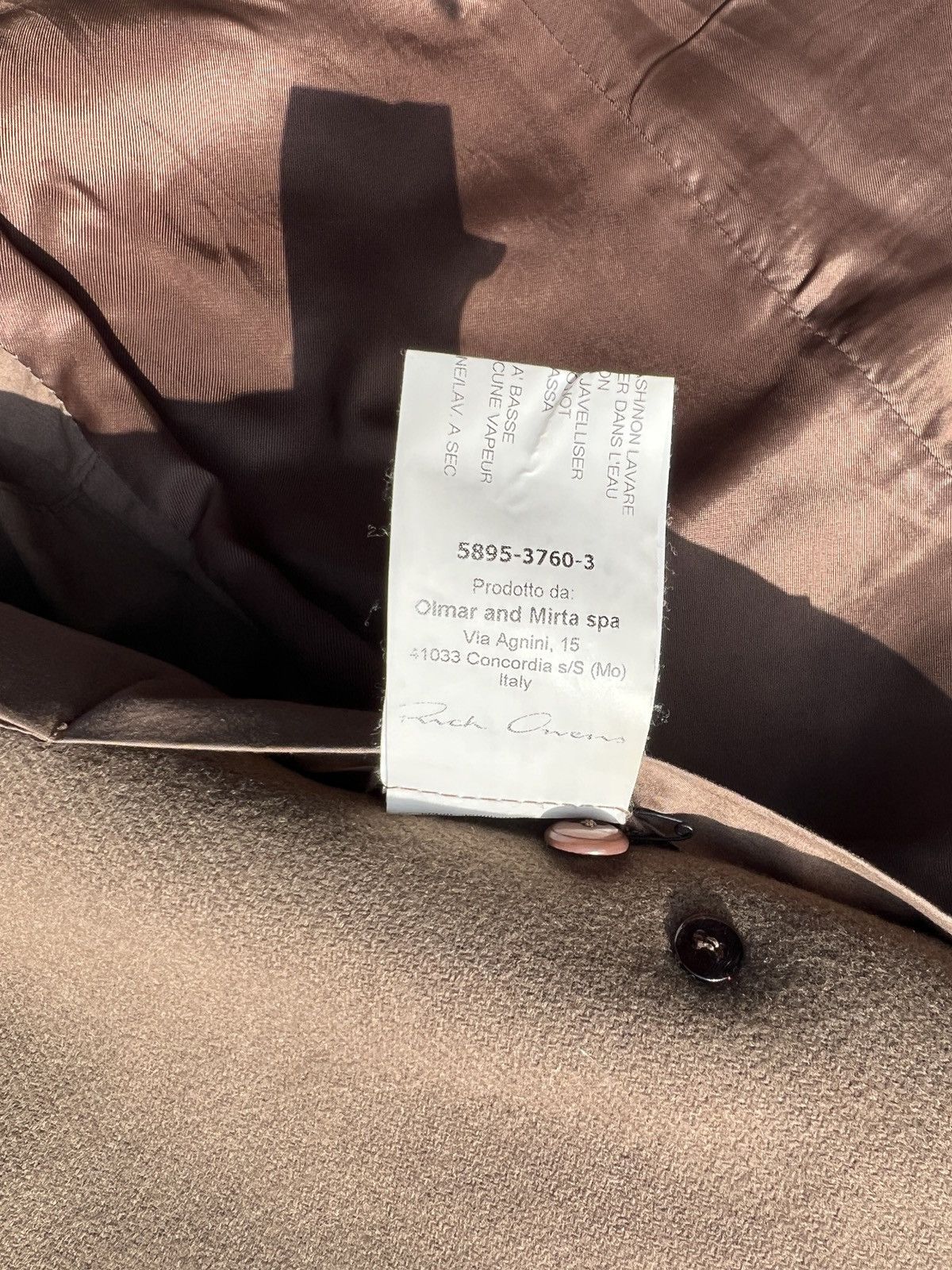 Rick Owens Rick Owens F/W 15 Wool Coat Size US S / EU 44-46 / 1 - 10 Thumbnail
