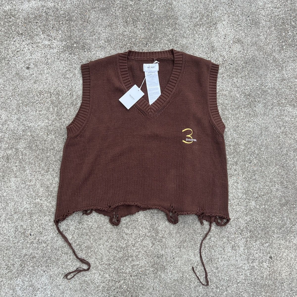 Doublet Doublet AW 20 Oversized Knit Vest | Grailed