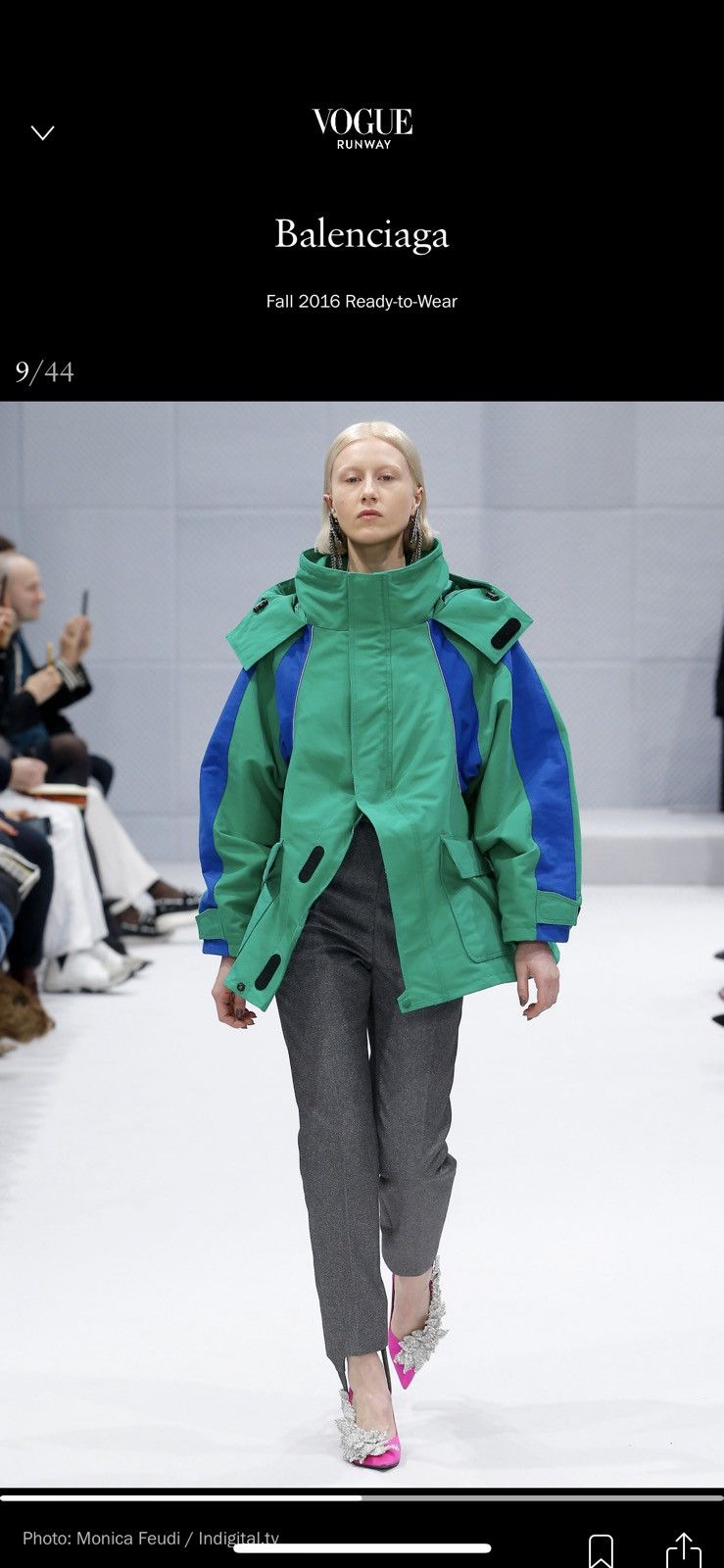 Balenciaga Balenciaga Red Swing Parka Size US S / EU 44-46 / 1 - 13 Thumbnail