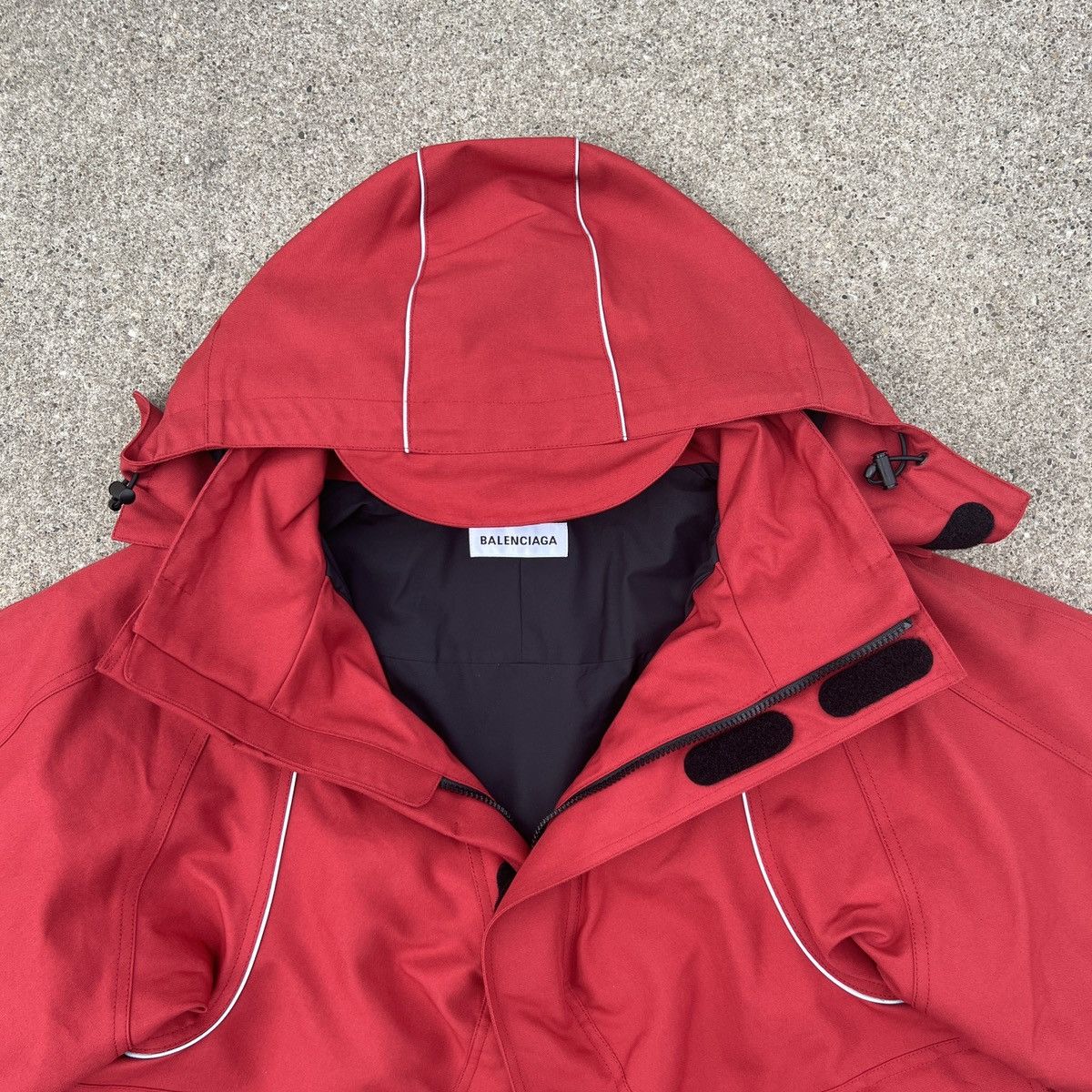 Balenciaga Balenciaga Red Swing Parka Size US S / EU 44-46 / 1 - 6 Thumbnail
