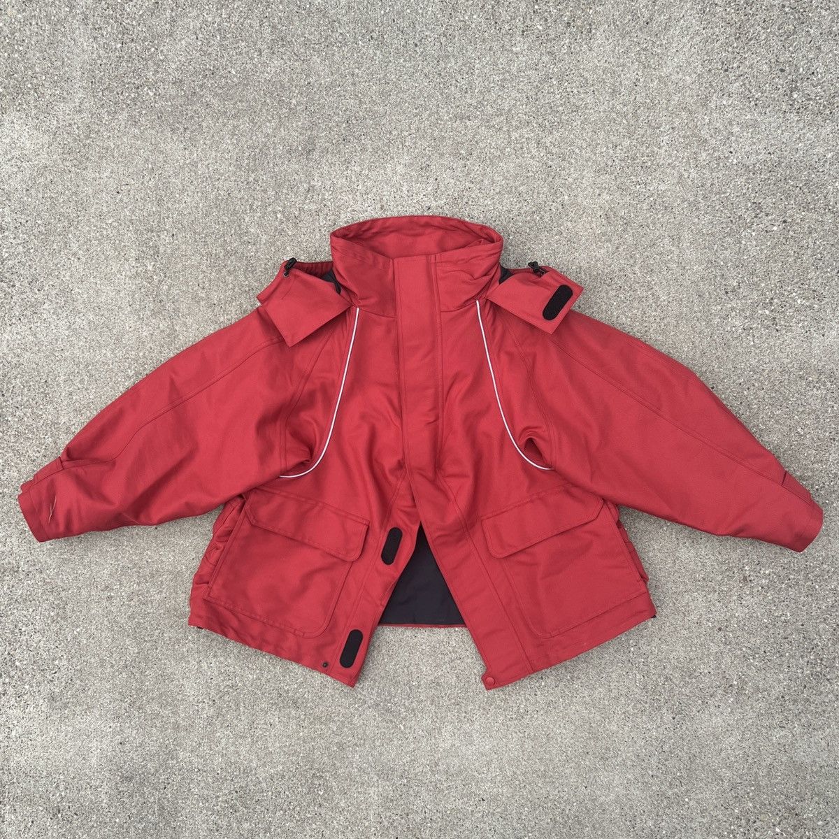 Balenciaga Balenciaga Red Swing Parka Size US S / EU 44-46 / 1 - 2 Thumbnail