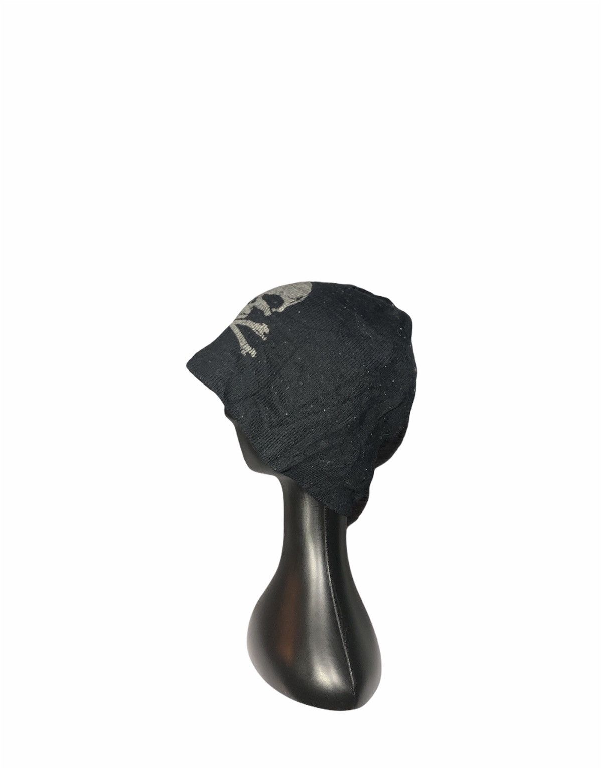 Japanese Brand Skulls Black Streetwear Beanie Hats Size ONE SIZE - 3 Thumbnail