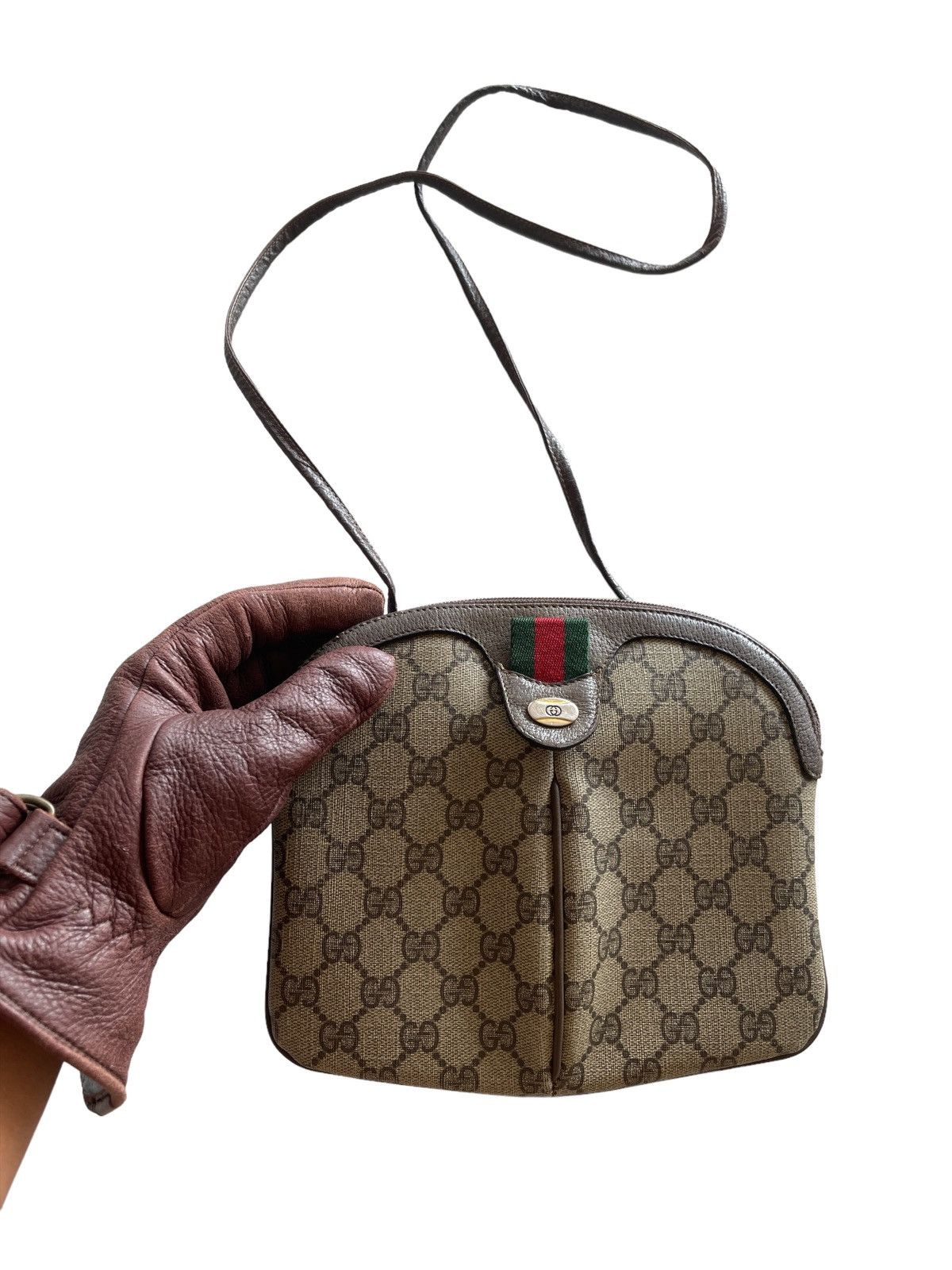 Vintage Gucci Sherry Line Crossbody Bag