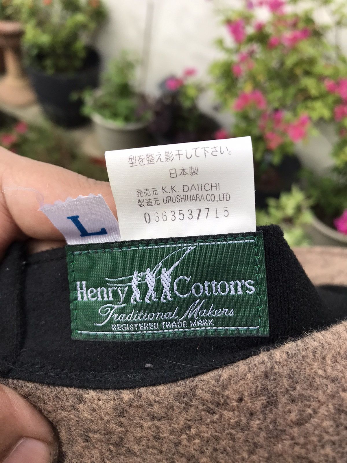 Japanese Brand 💥 VTG HENRY COTTON’S BUCKET HAT BY URUSHIHARA 🇯🇵 Size ONE SIZE - 6 Thumbnail