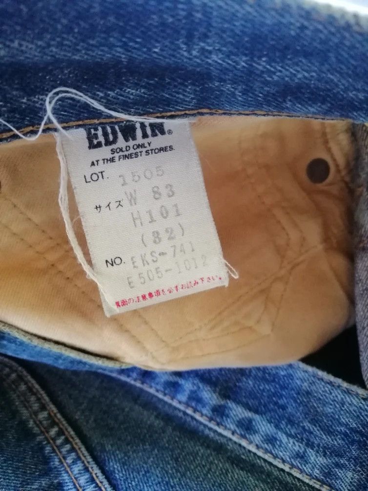 Edwin Edwin Selvedge Distressed Straight Fit Size US 33 - 6 Thumbnail