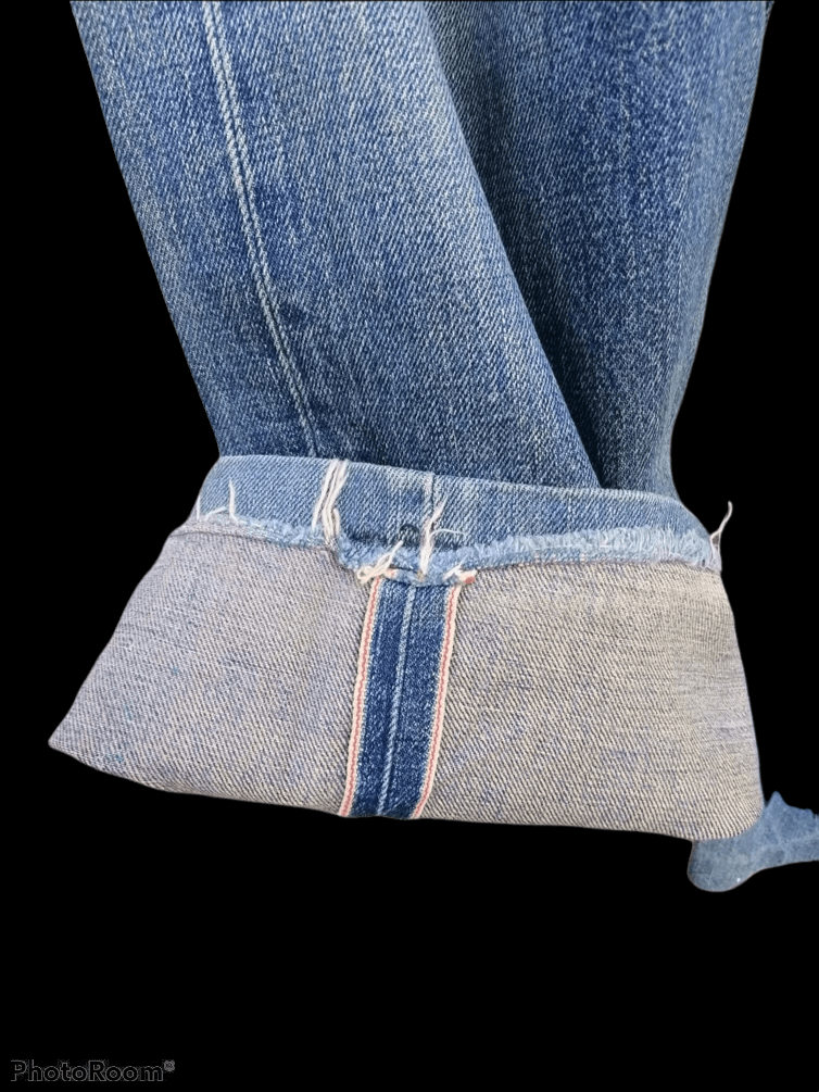 Edwin Edwin Selvedge Distressed Straight Fit Size US 33 - 3 Thumbnail