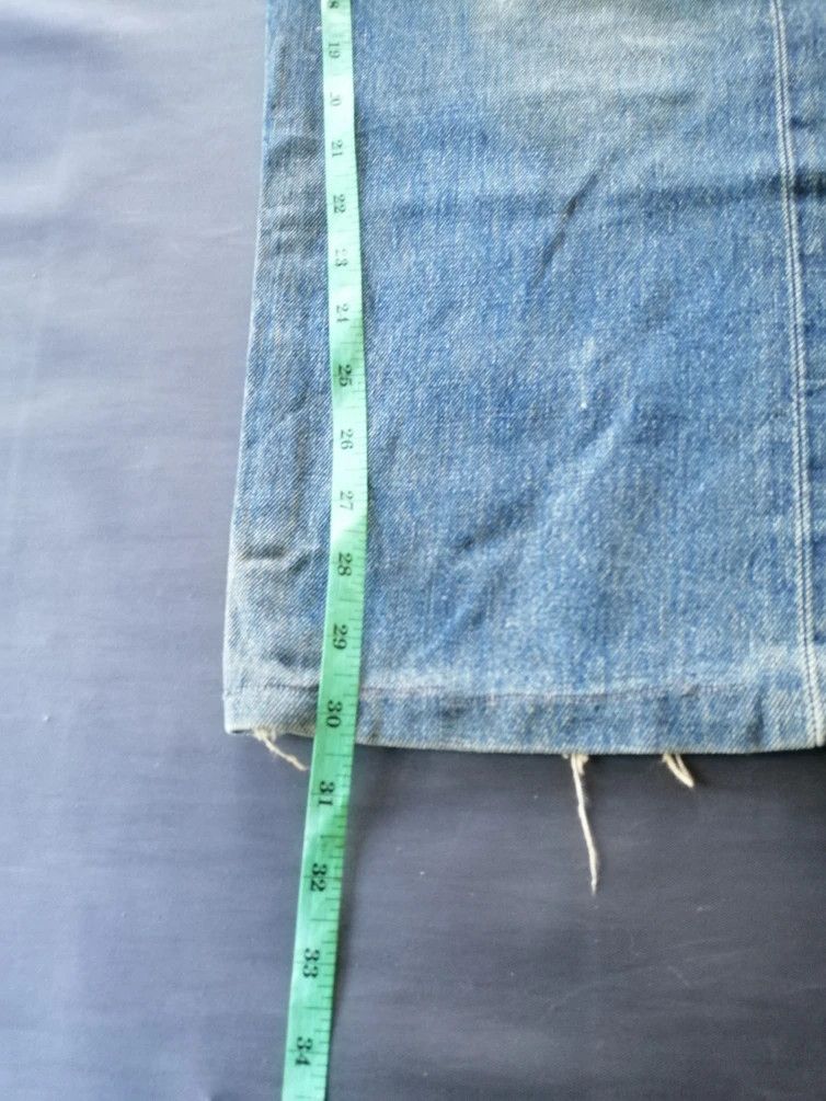 Edwin Edwin Selvedge Distressed Straight Fit Size US 33 - 10 Thumbnail