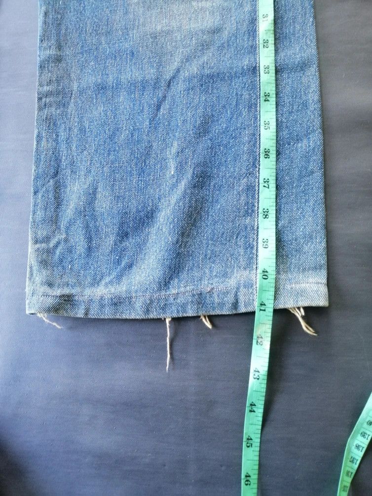 Edwin Edwin Selvedge Distressed Straight Fit Size US 33 - 11 Thumbnail