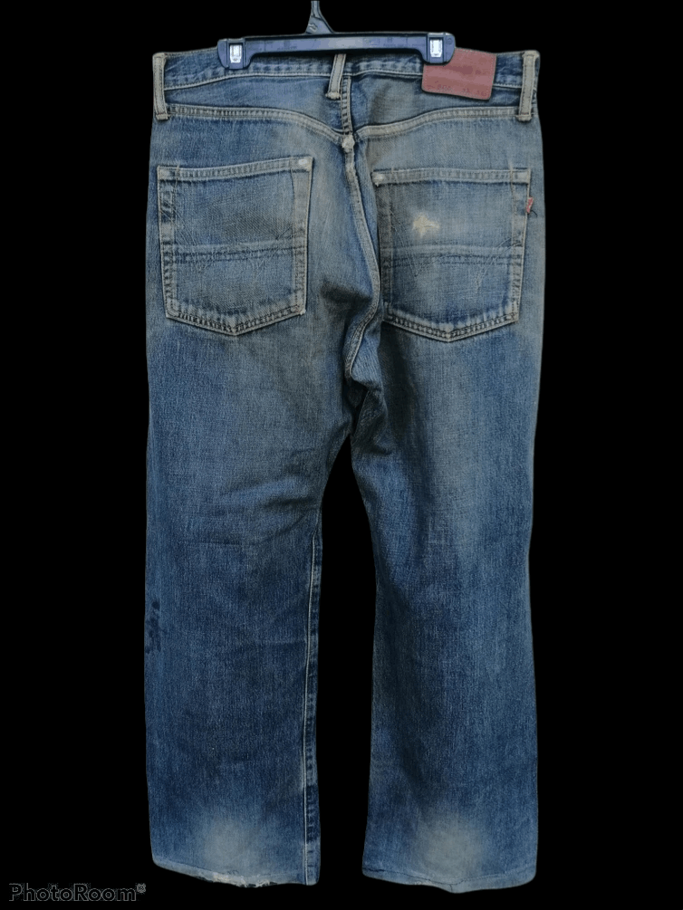 Edwin Edwin Selvedge Distressed Straight Fit Size US 33 - 4 Thumbnail