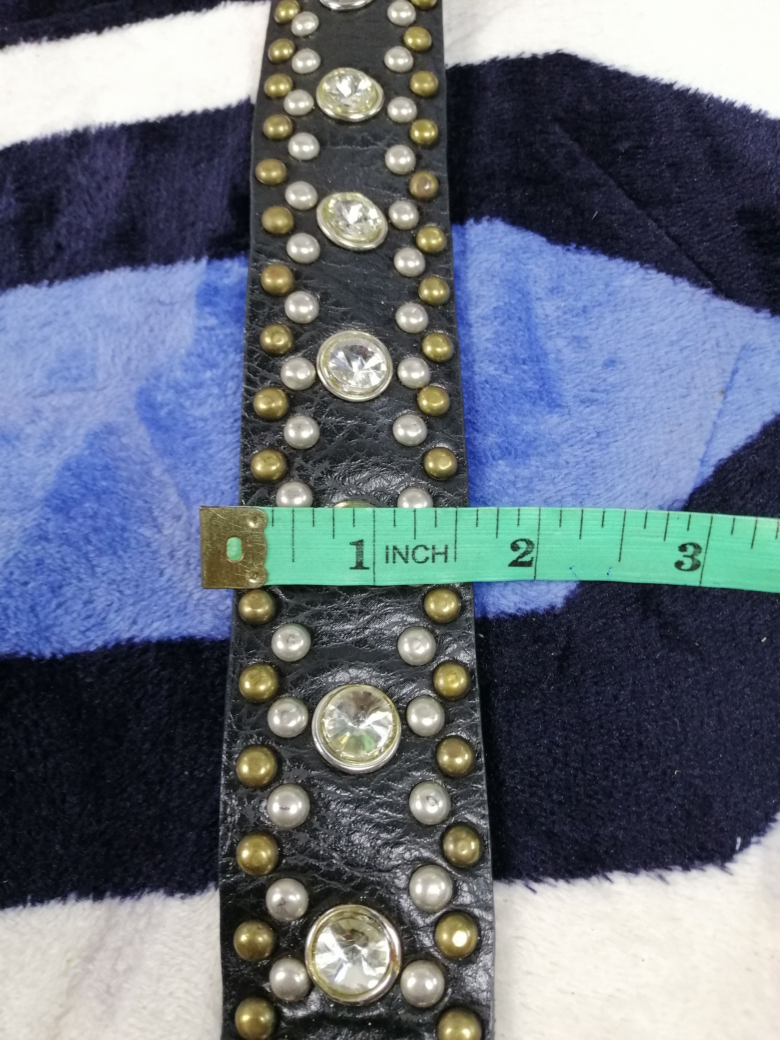 Other Big Buckle Full Diamonds Belt Size ONE SIZE - 7 Thumbnail