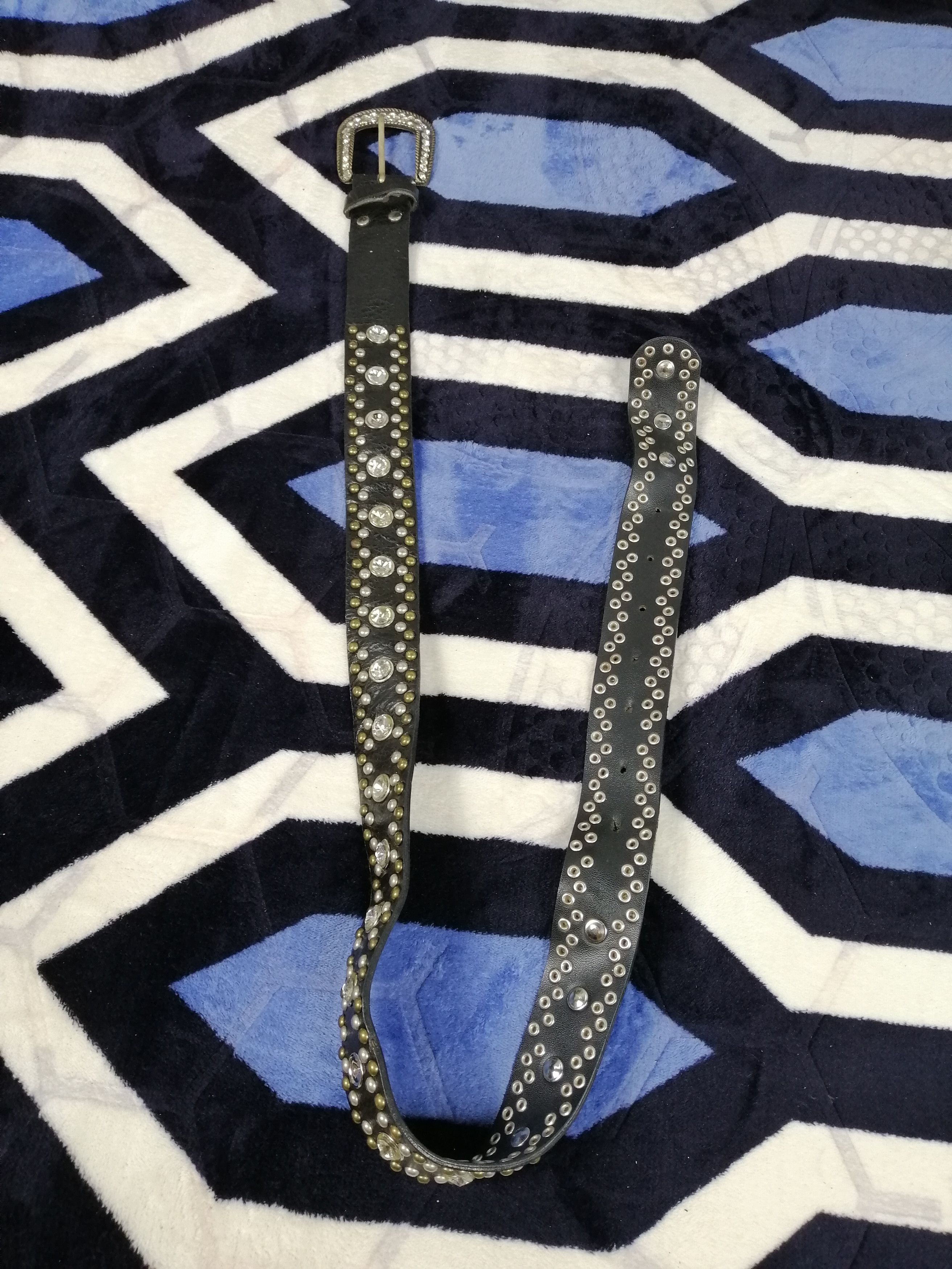 Other Big Buckle Full Diamonds Belt Size ONE SIZE - 3 Thumbnail