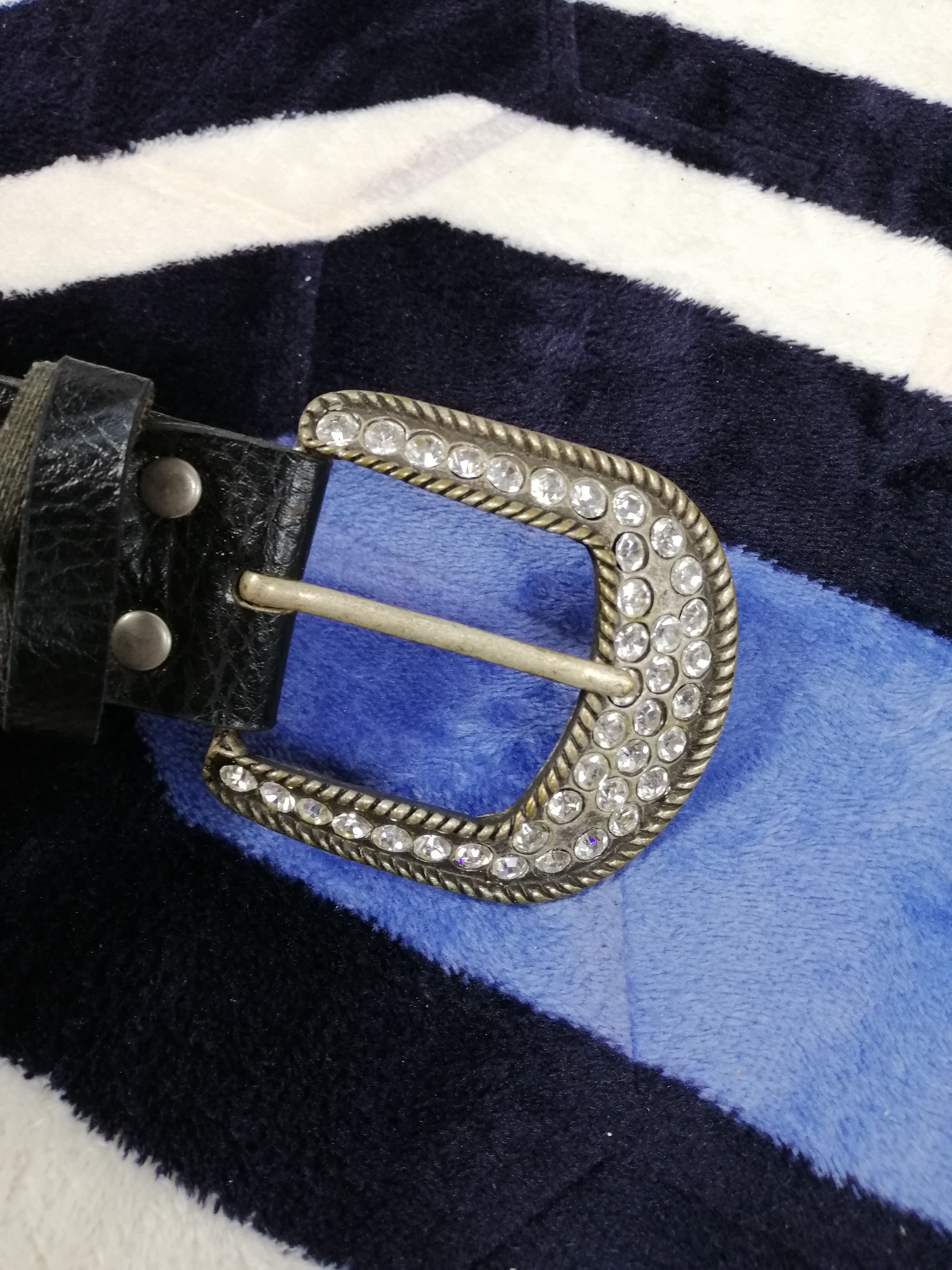 Other Big Buckle Full Diamonds Belt Size ONE SIZE - 6 Thumbnail