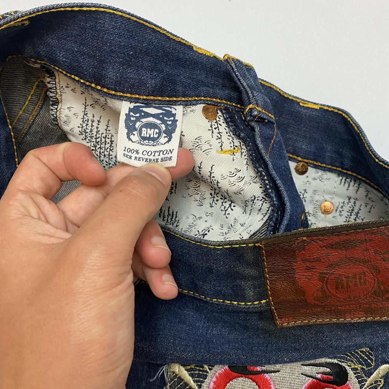 RMC Jeans RMC 00’s Embroidered Denim Jeans - w28 Size US 28 / EU 44 - 4 Thumbnail