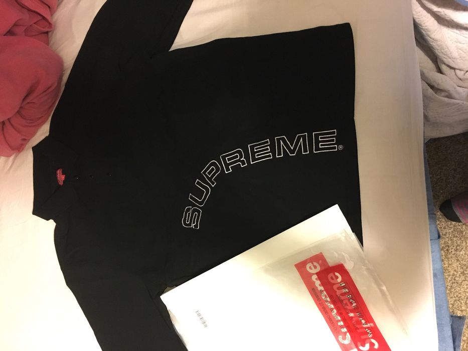 Supreme Corner Arc L/S Polo SUPREME | Grailed