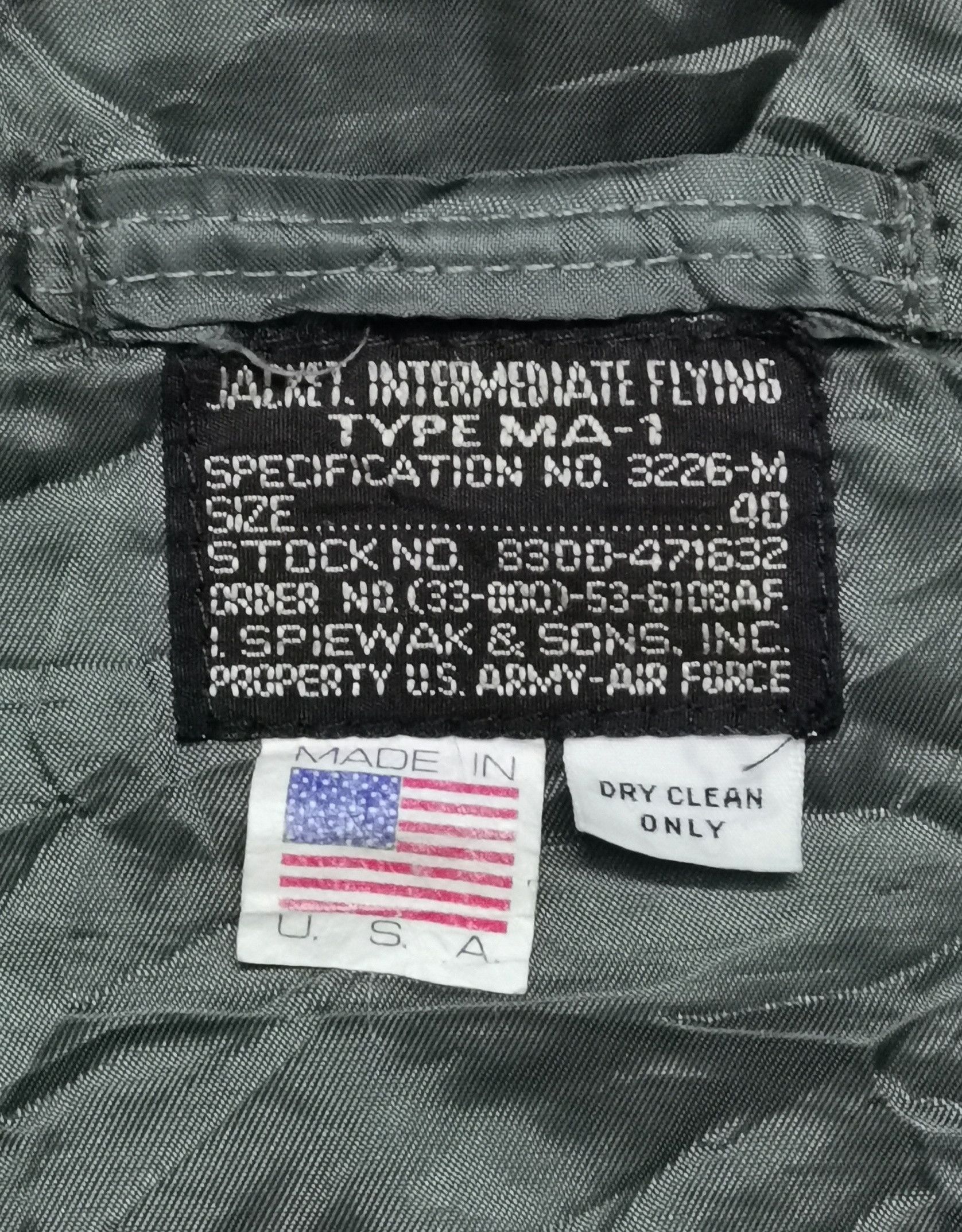 I. Spiewak And Sons I. Spiewak & Sons Flight Bomber Jacket Size US M / EU 48-50 / 2 - 5 Thumbnail