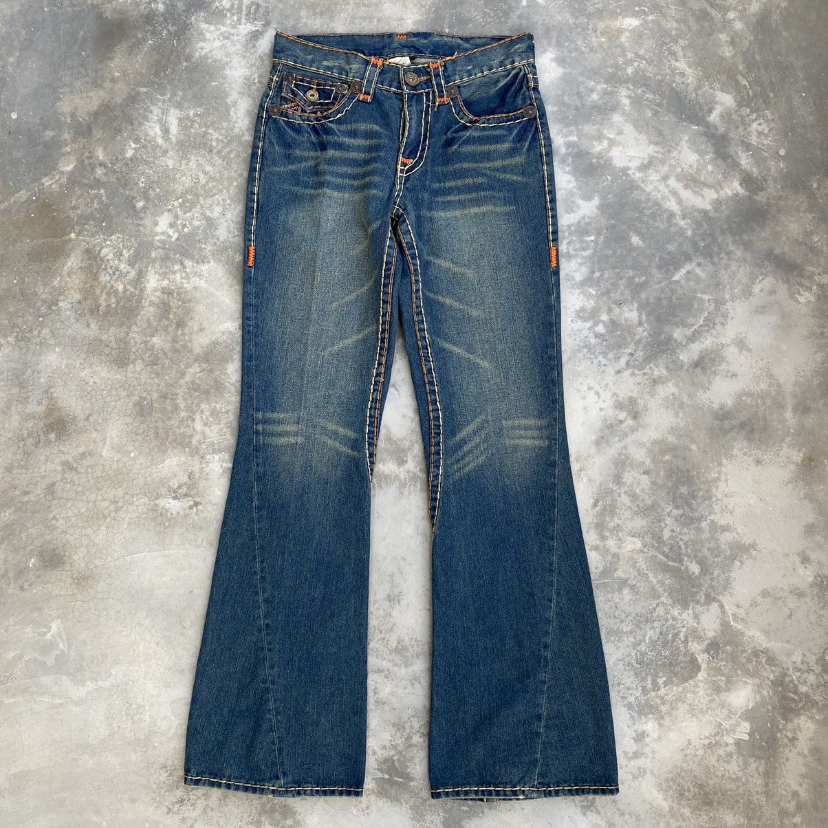 True Religion × Vintage True Religion Joey Super T Boot Cut Denim Size US 31 - 2 Thumbnail