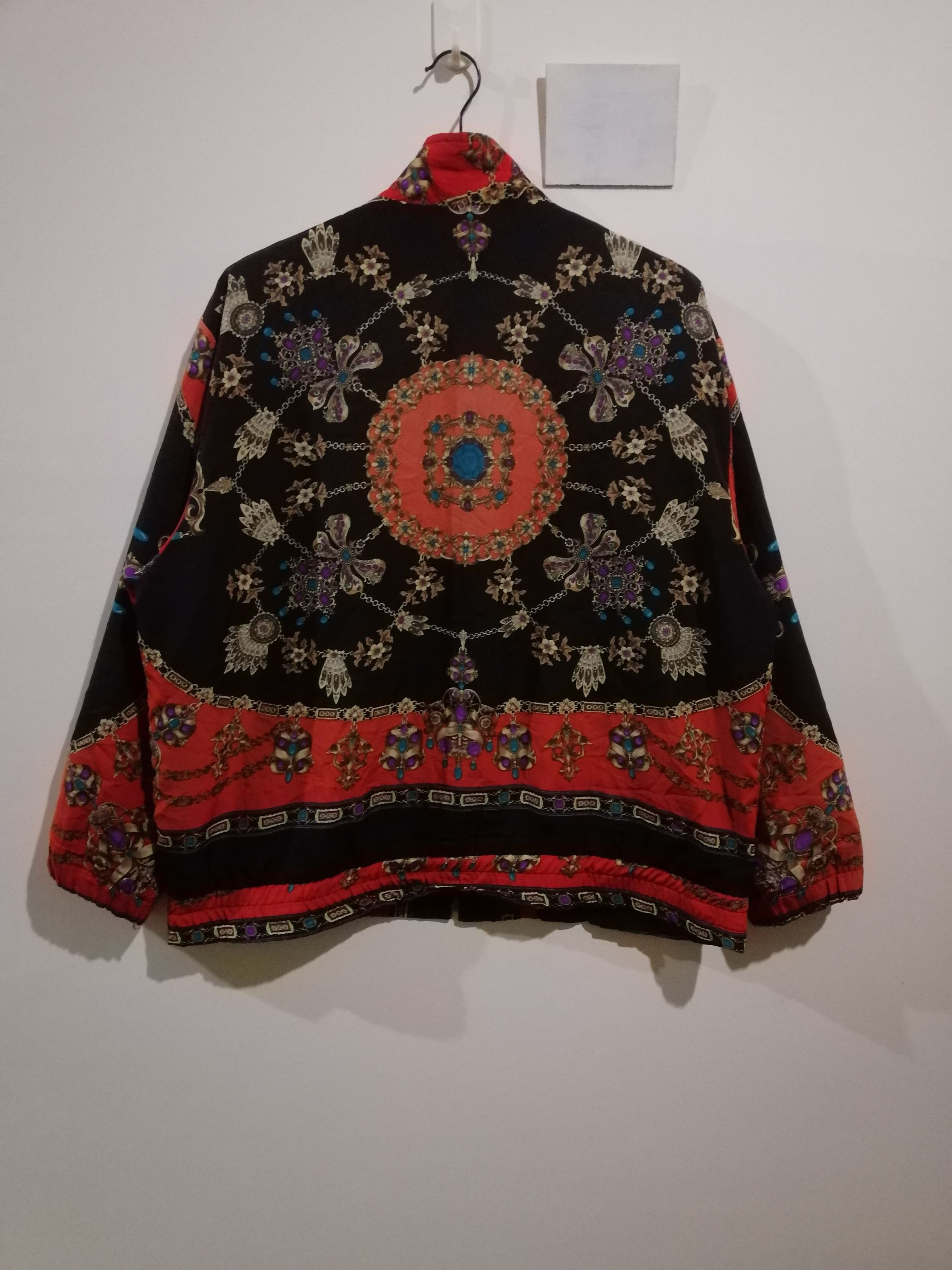 Designer × Vintage Paisley royalist design zip up silk jacket size L XL J3 Size US L / EU 52-54 / 3 - 6 Thumbnail