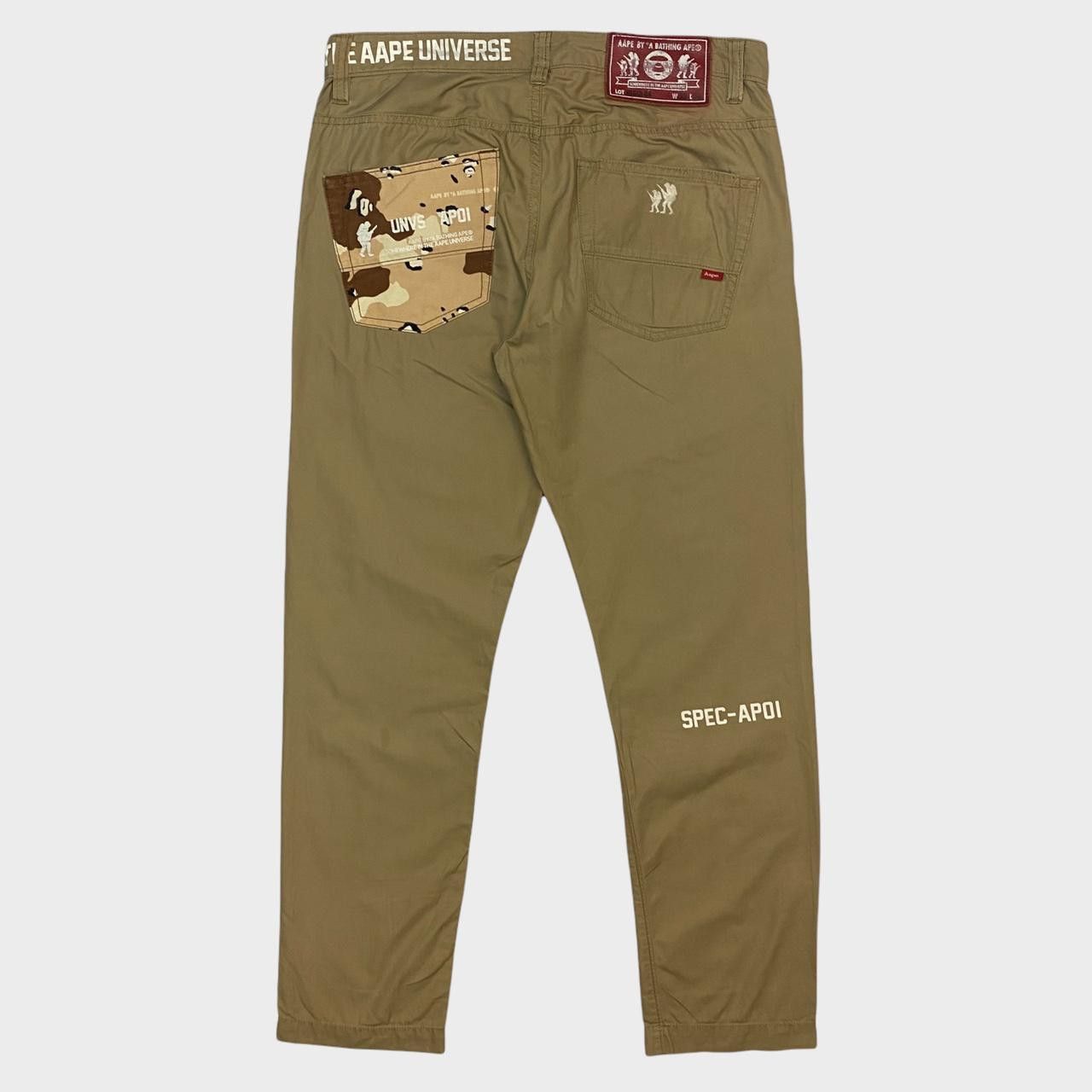 Aape Bape Aape desert camo logo trousers - w34 Size US 34 / EU 50 - 1 Thumbnail