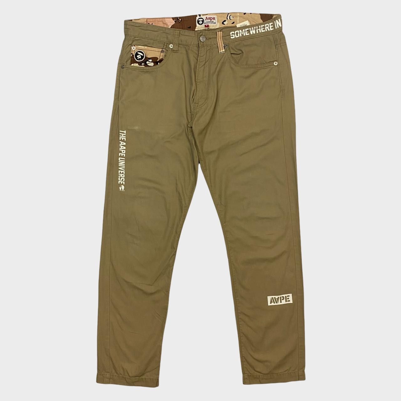 Aape Bape Aape desert camo logo trousers - w34 Size US 34 / EU 50 - 2 Thumbnail