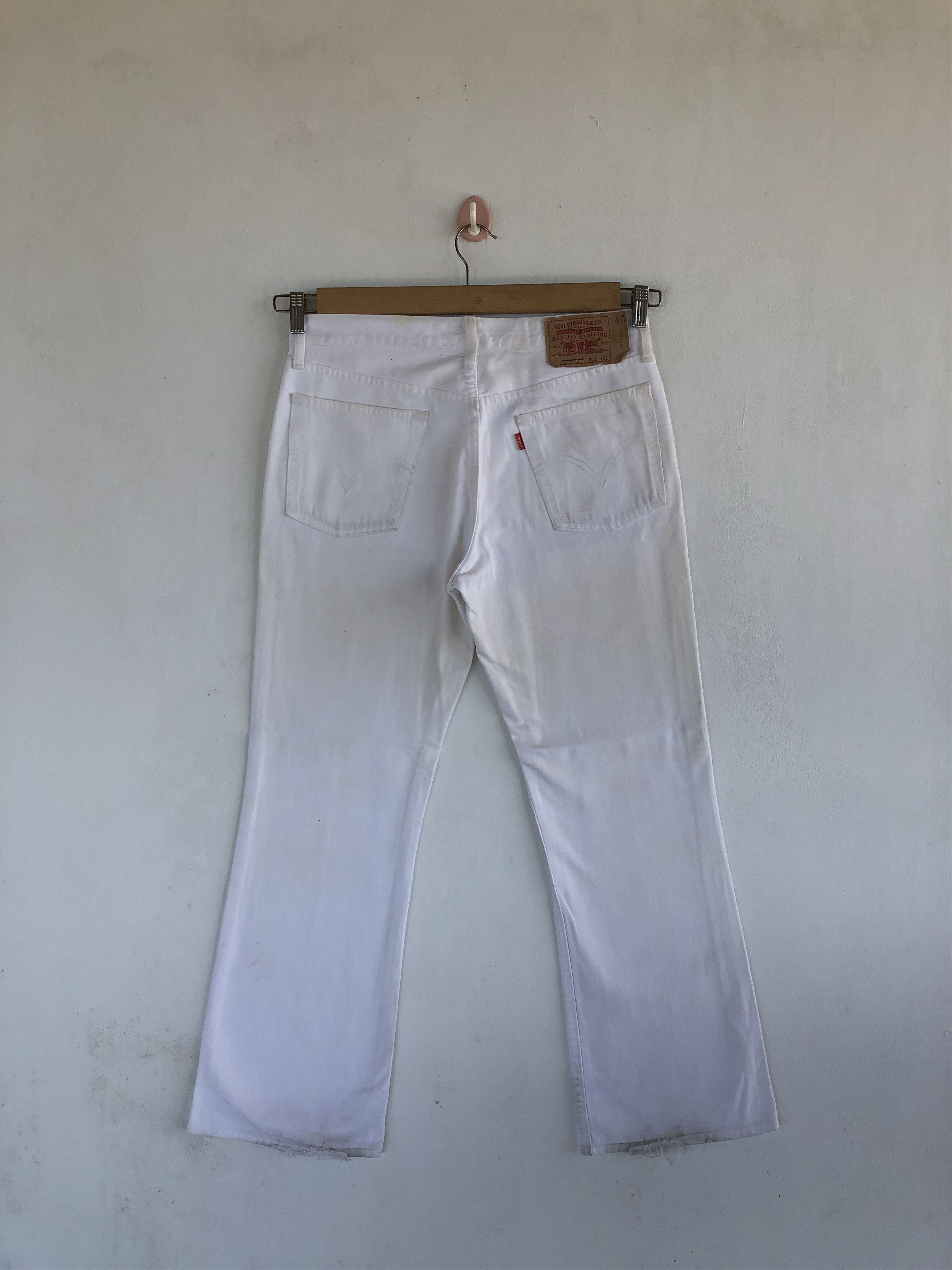 Levi's Vintage Levi's Bootcut Jeans Levis 517 Wide Leg Flare Denim Size US 34 / EU 50 - 2 Thumbnail
