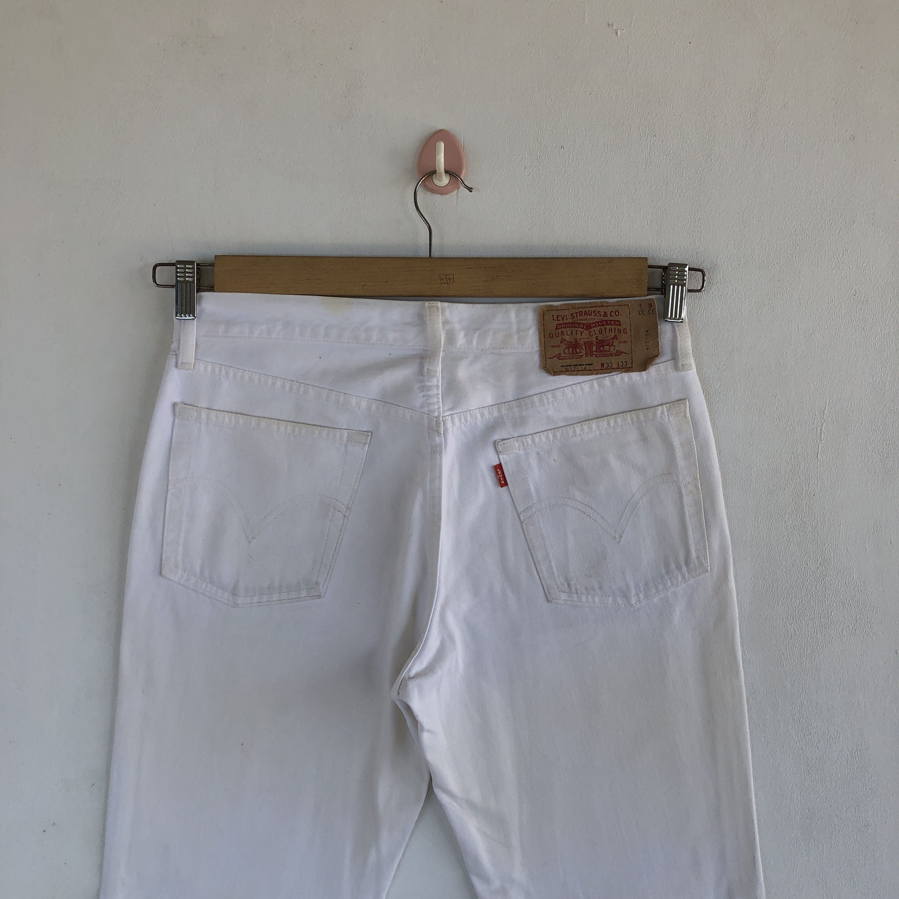 Levi's Vintage Levi's Bootcut Jeans Levis 517 Wide Leg Flare Denim Size US 34 / EU 50 - 4 Thumbnail