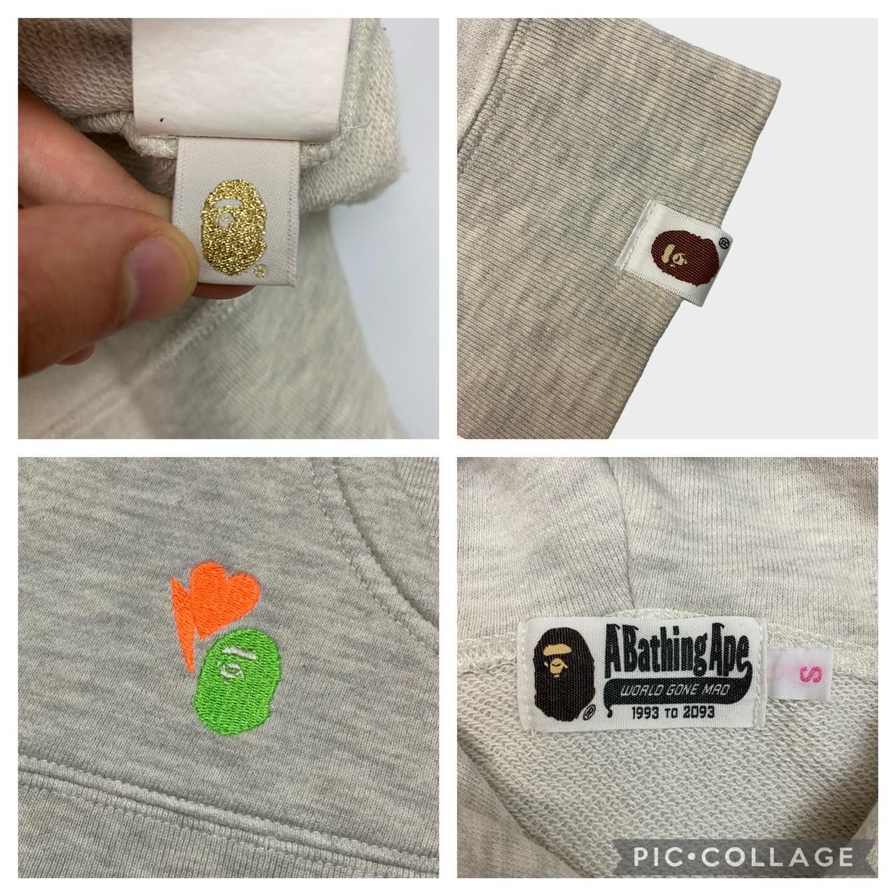 Bape NYC Logo Pullover Hoodie Size S / US 4 / IT 40 - 3 Thumbnail