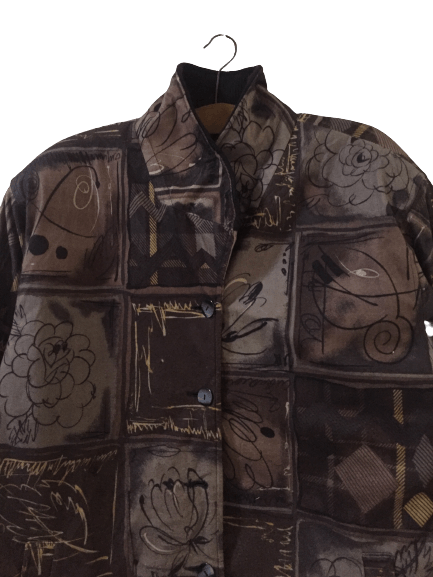 Japanese Brand Sophiscated Natural Full Print Jacket Size US L / EU 52-54 / 3 - 4 Thumbnail