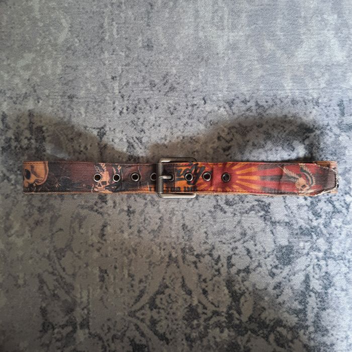 Christian Audigier Ed Hardy by Christian Audigier leather Belt