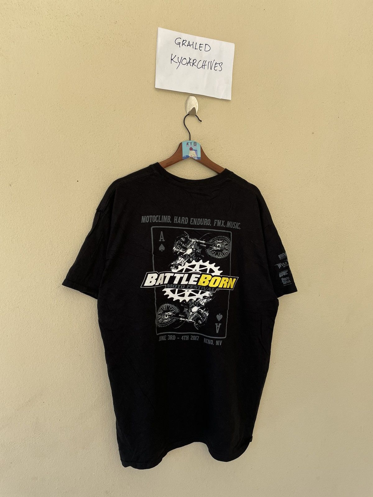 Other BATTLE BORN MOTO FESTIVAL BLACK TEE Size US XL / EU 56 / 4 - 2 Thumbnail