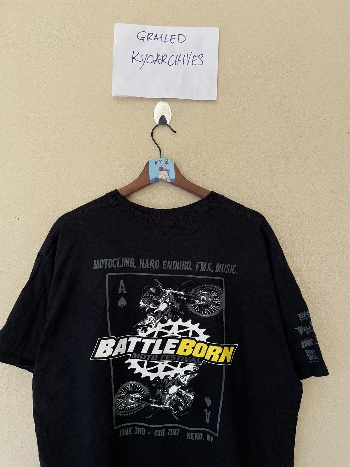 Other BATTLE BORN MOTO FESTIVAL BLACK TEE Size US XL / EU 56 / 4 - 3 Thumbnail